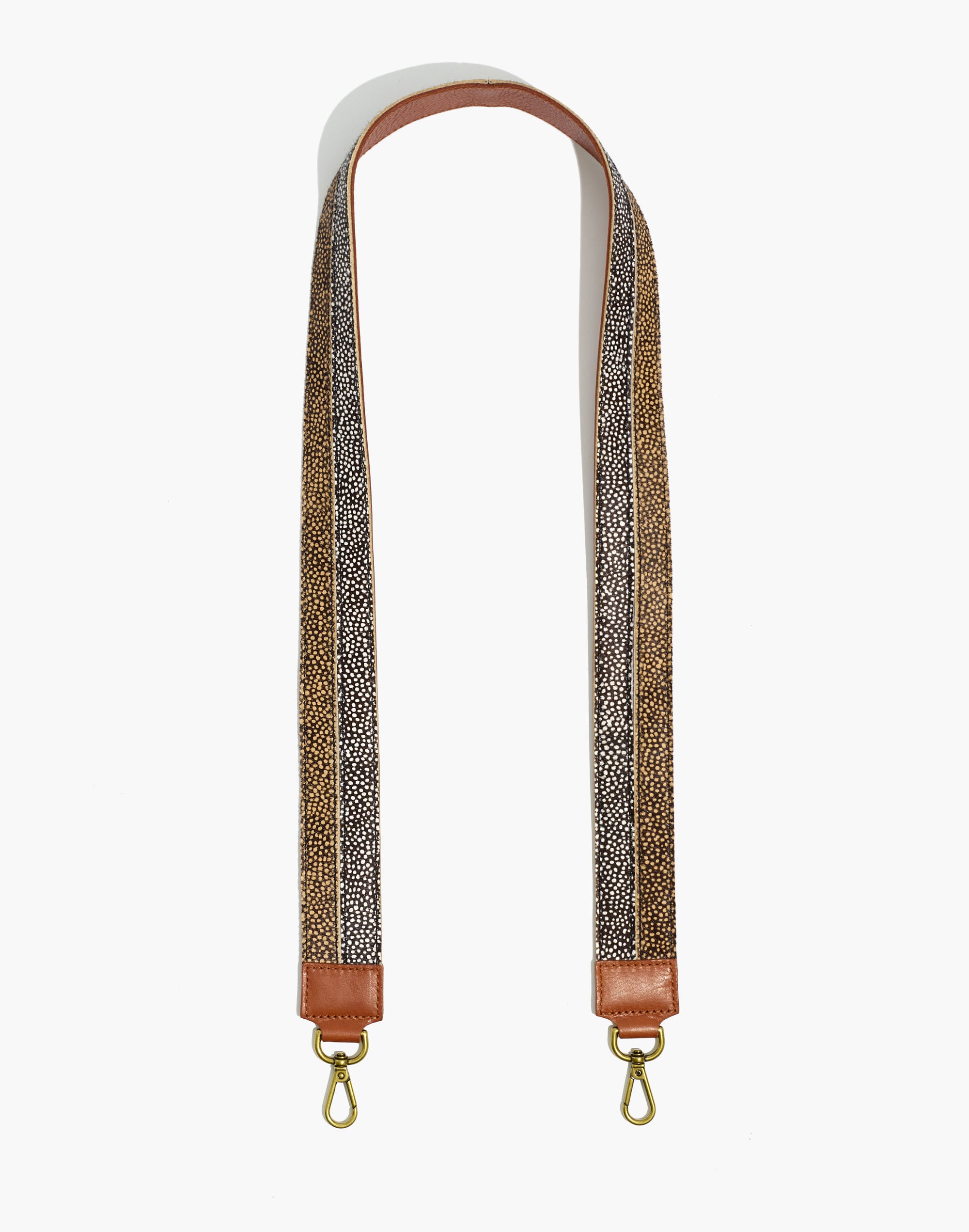 The Crossbody Bag Strap: Colorblock Calf Hair Edition