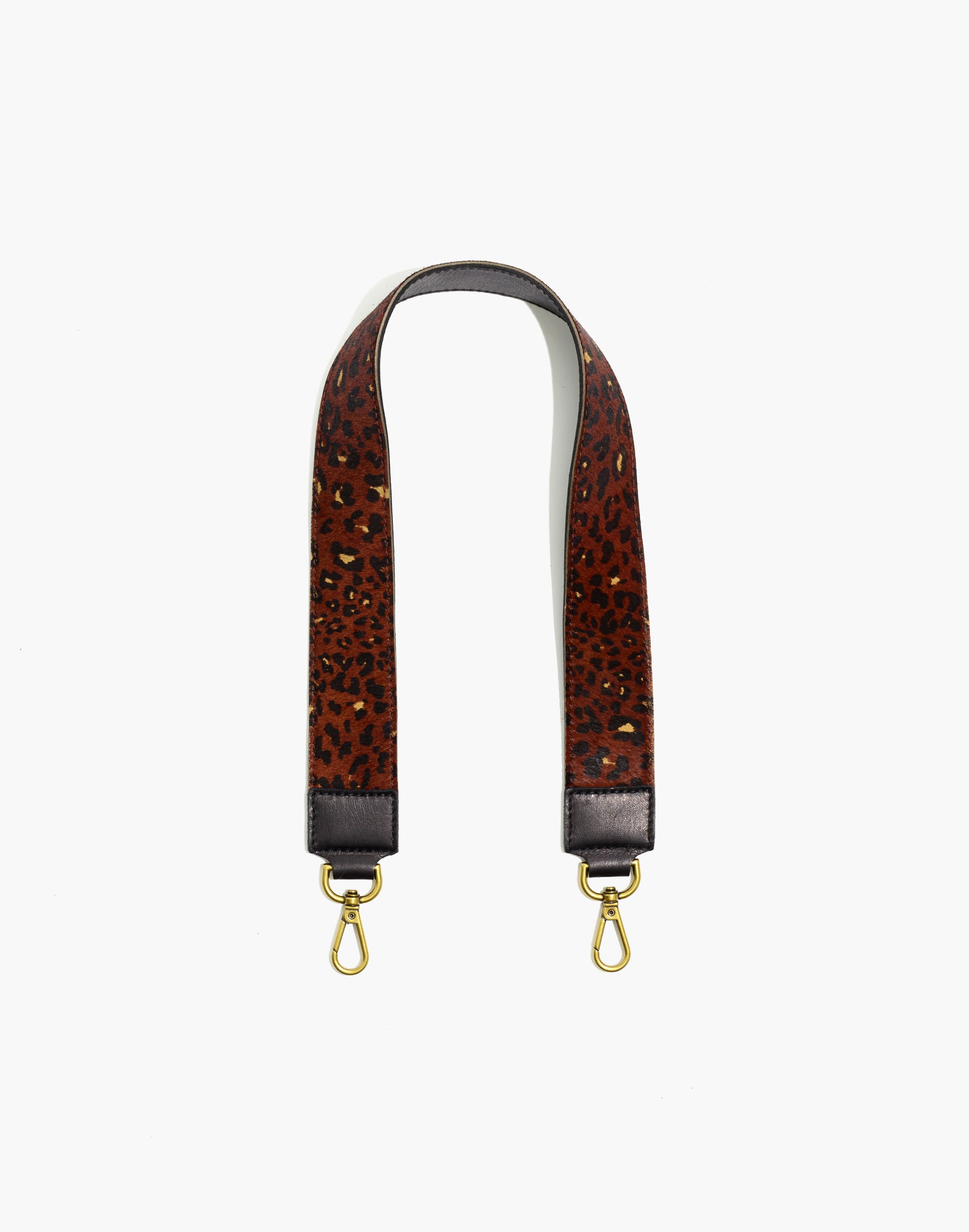 the shoulder bag strap: painted leopard calf hair edition