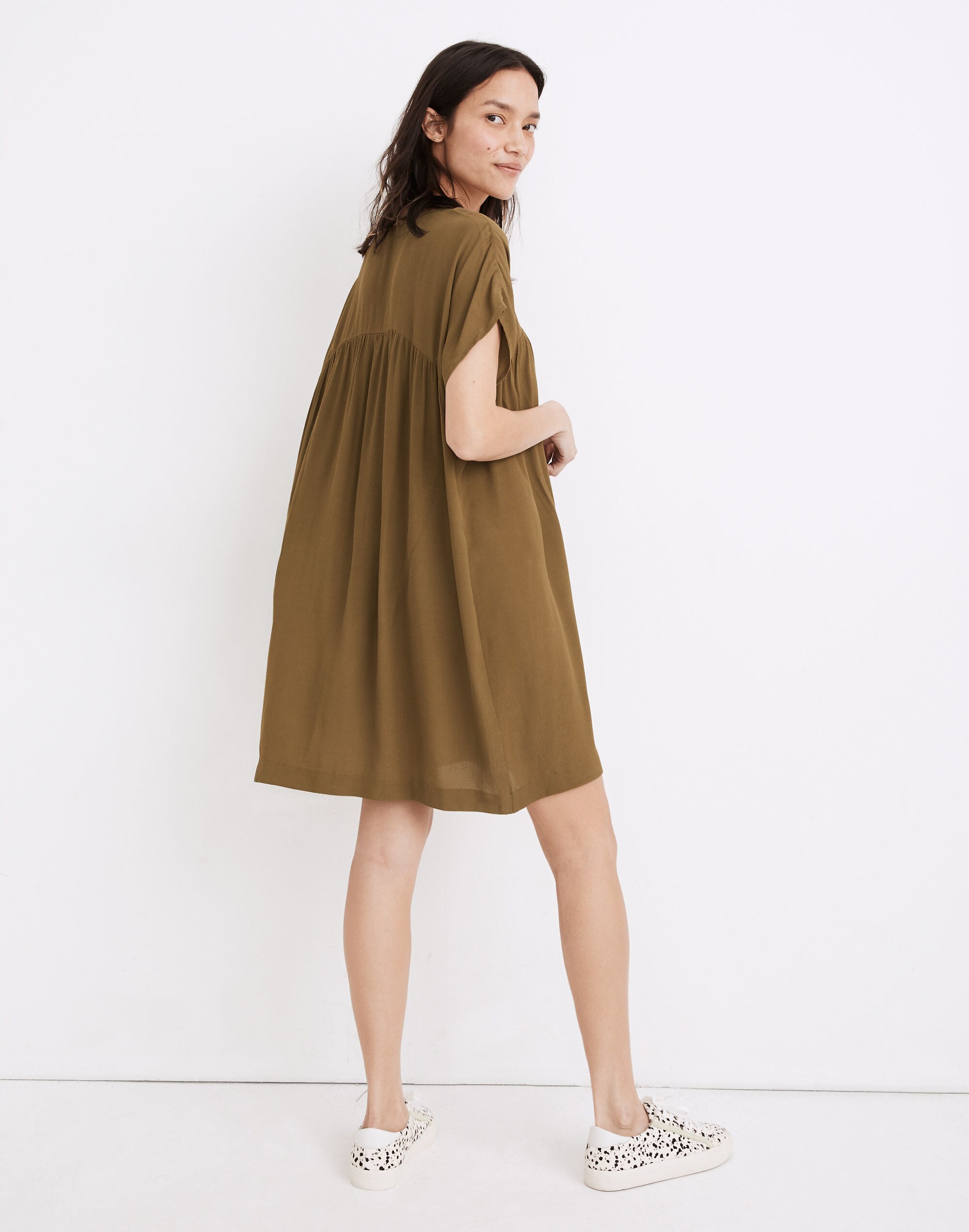 Shirred Easy Dress