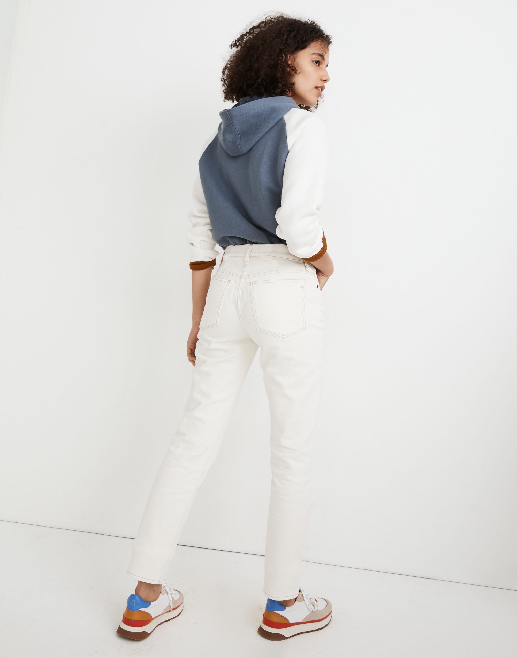 Tomboy Straight Jeans in Cloud Lining