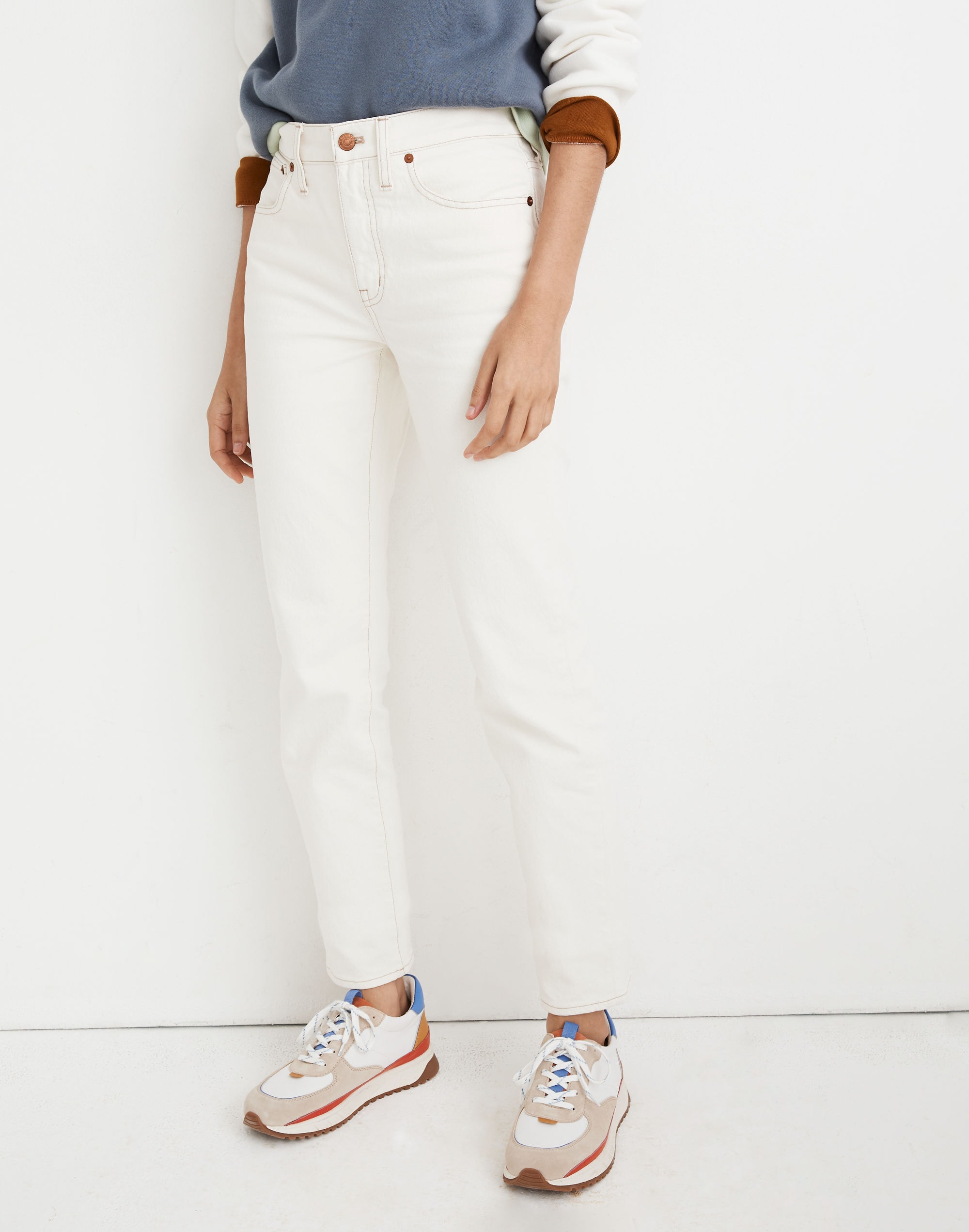 Tomboy Straight Jeans in Cloud Lining