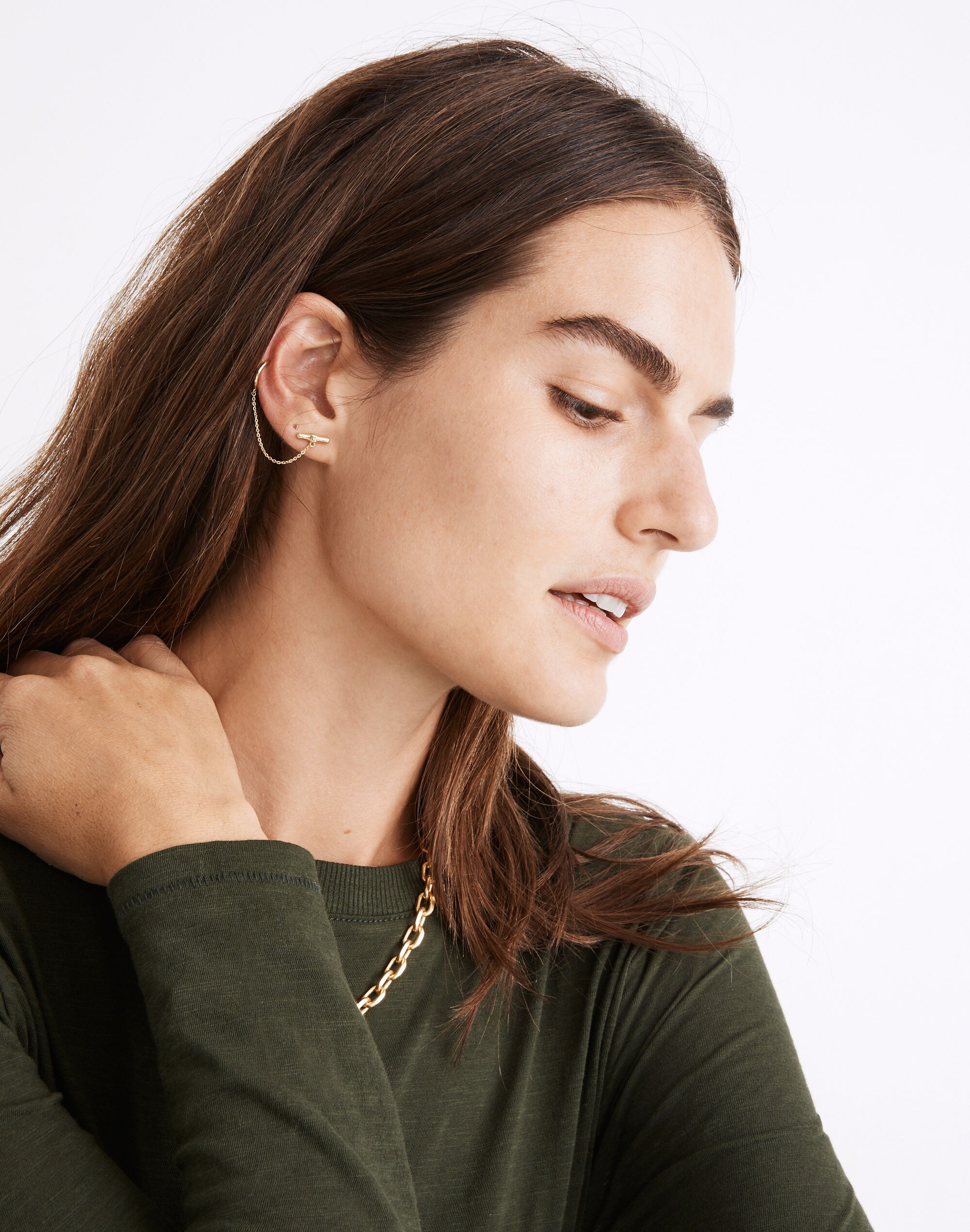 Delicate Collection Demi-Fine Chain Ear Cuff