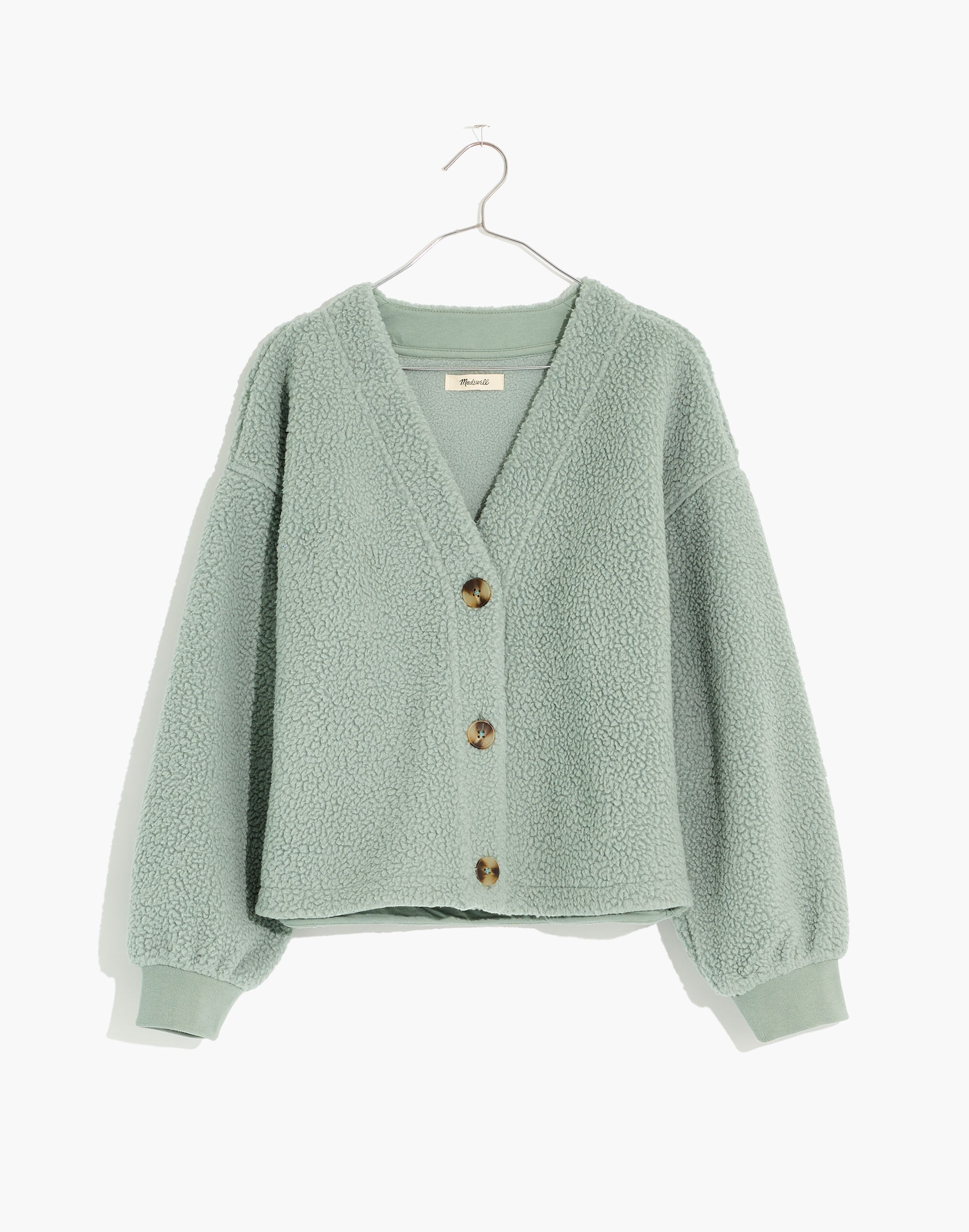 (Re)sourced Fleece Crop Cardigan
