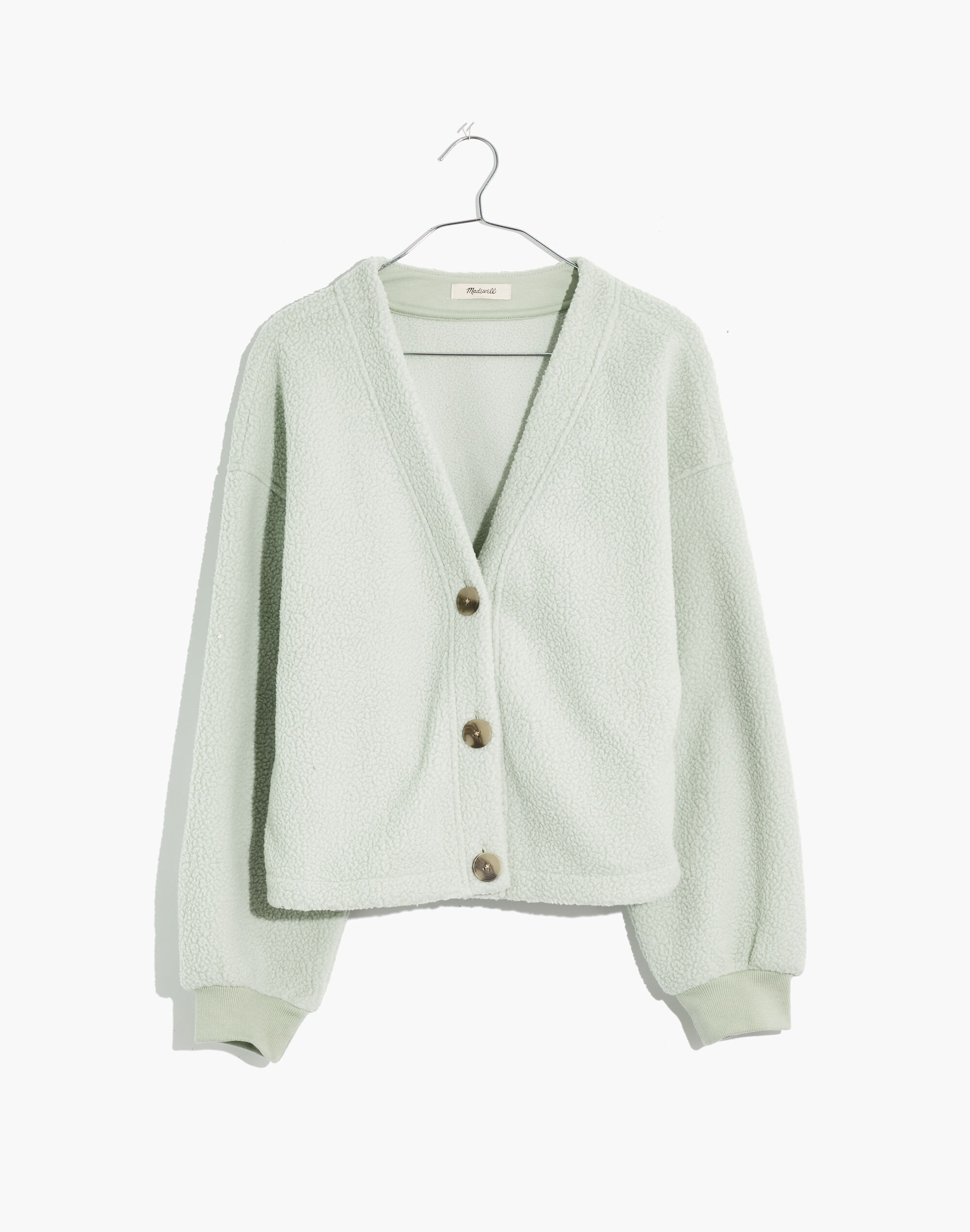 (Re)sourced Fleece Crop Cardigan