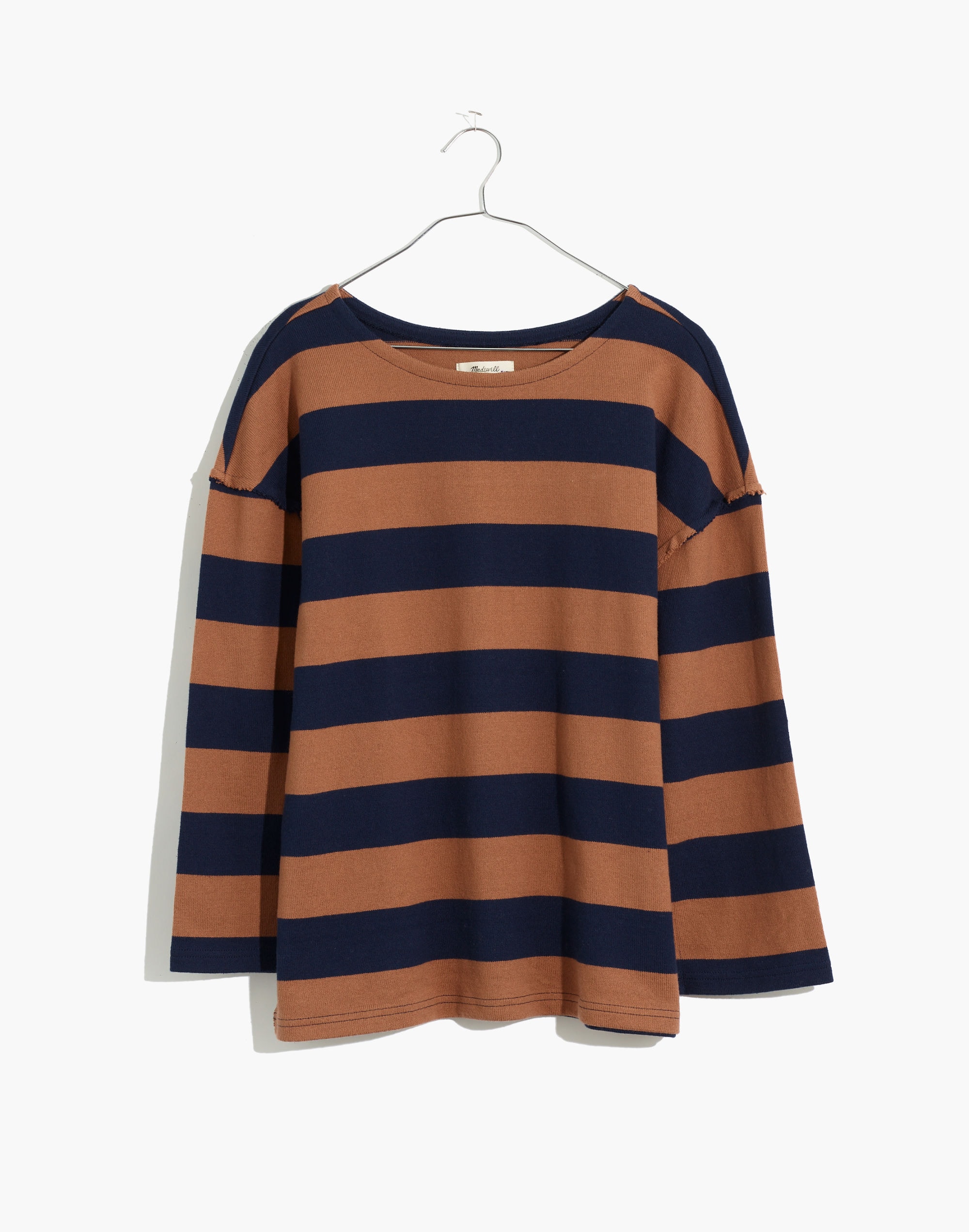 Striped Luxe Long-Sleeve Tee