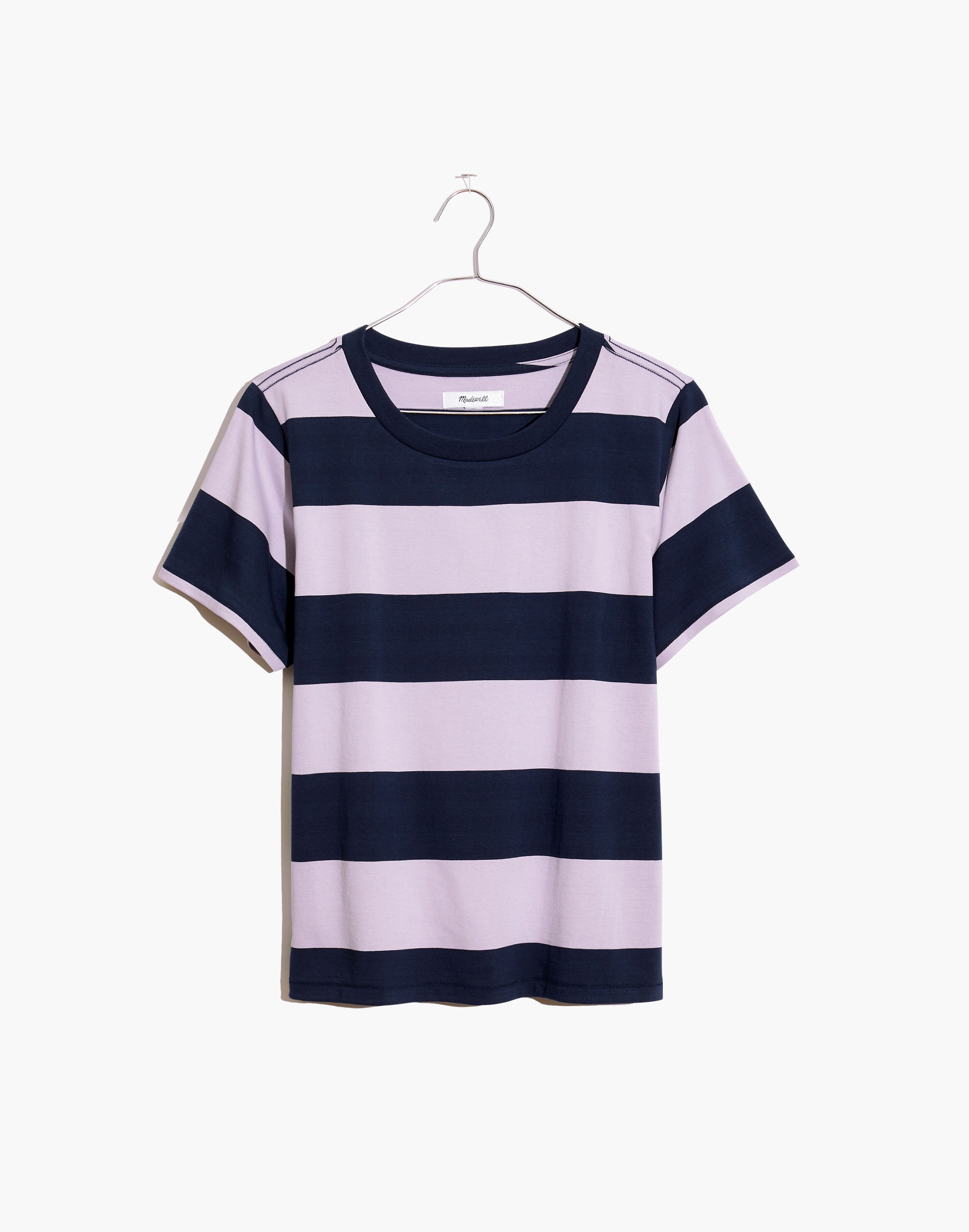 Supima&reg; Cotton Essential Tee in Brookline Stripe