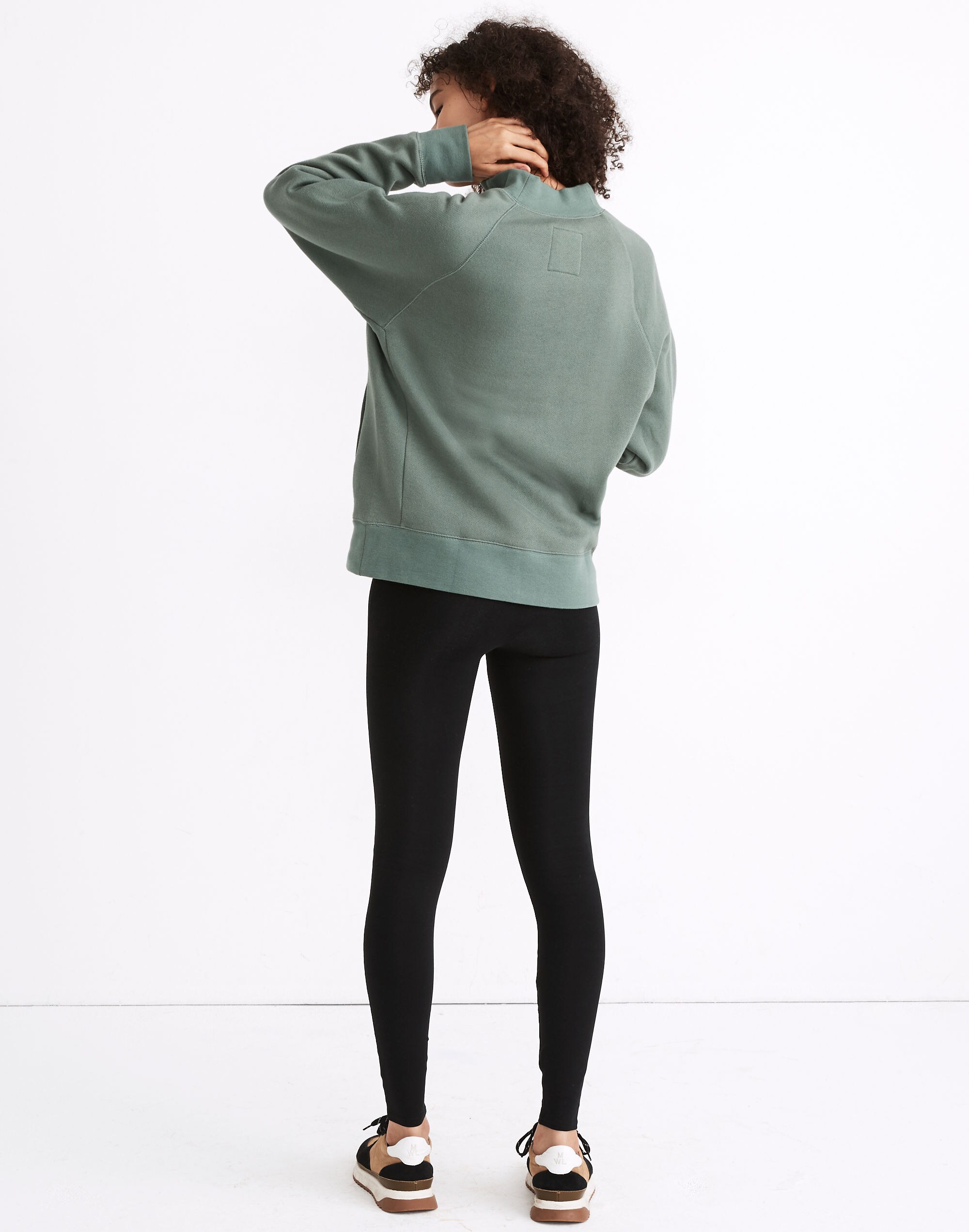 MWL Betterterry Zip-Front Mockneck Sweatshirt