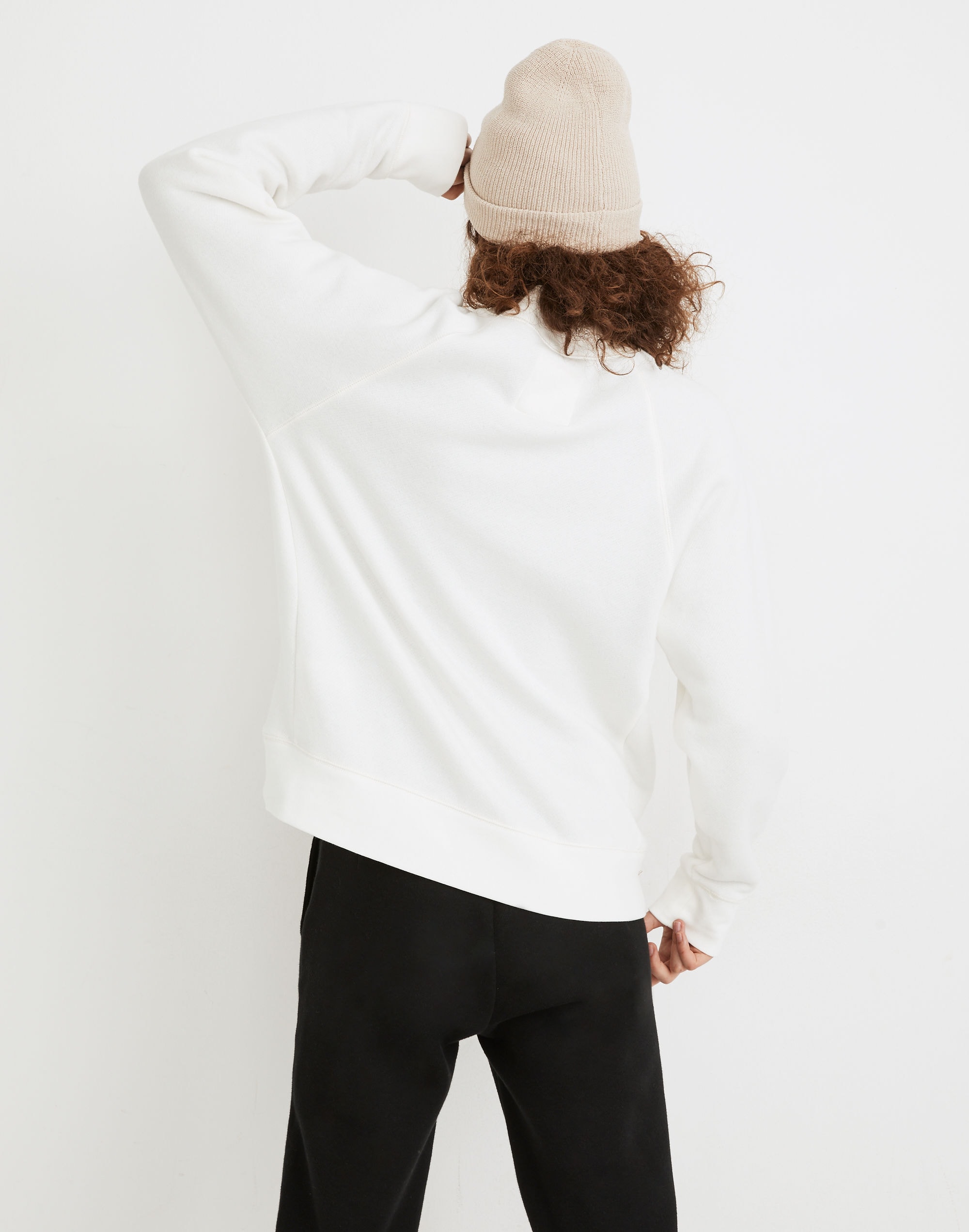 MWL Betterterry Zip-Front Mockneck Sweatshirt