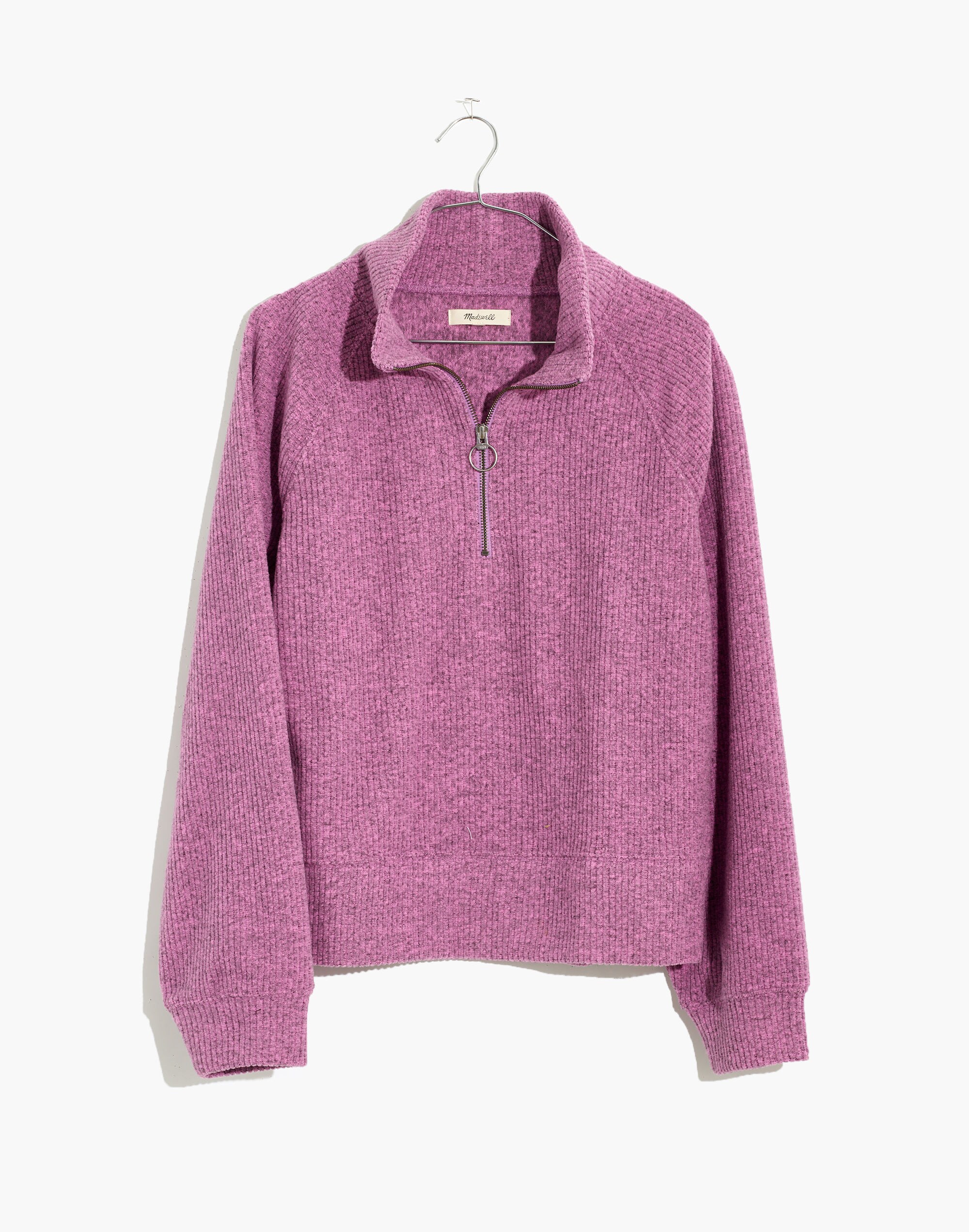 Fleece Half-Zip Popover Top