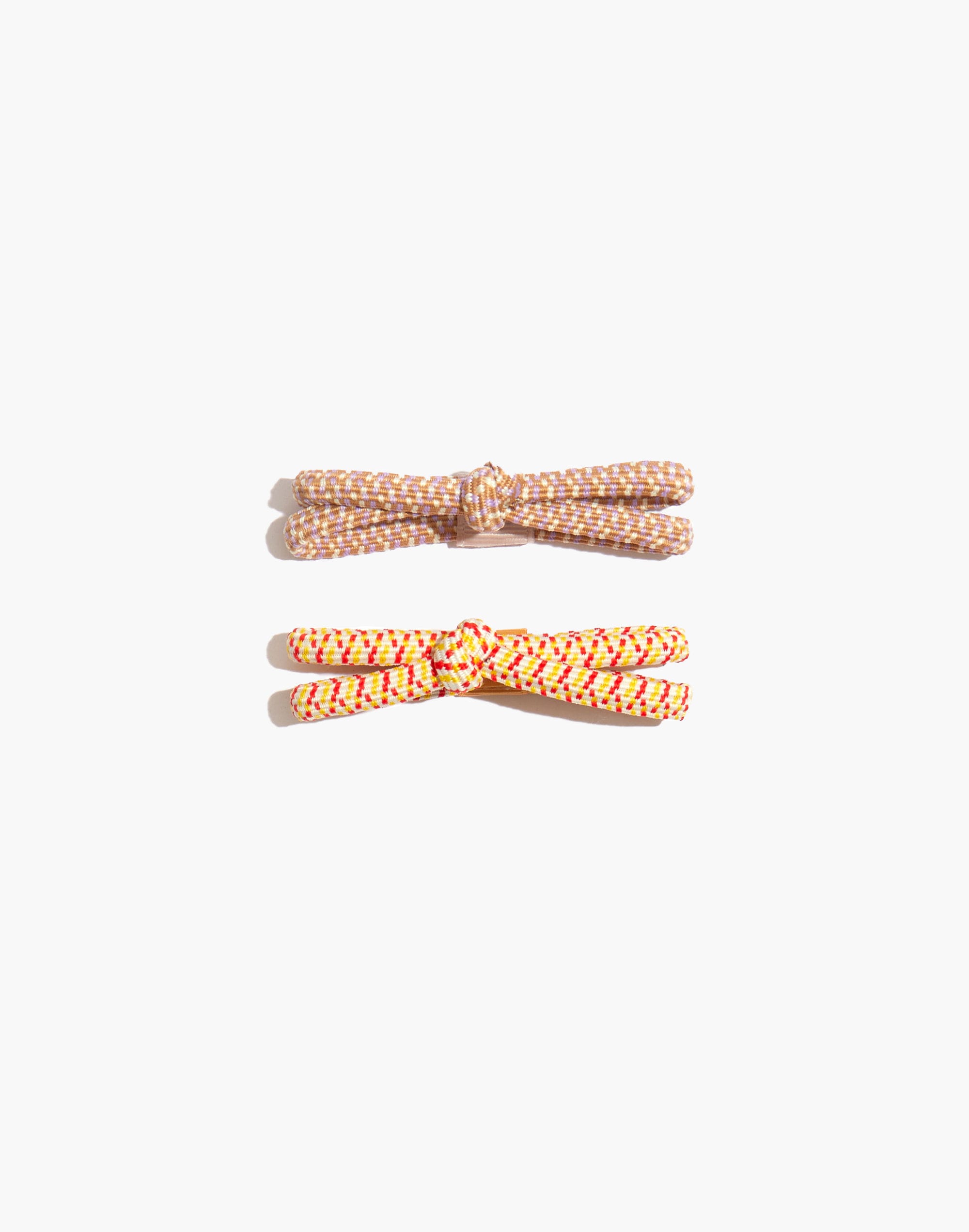 two-pack bungee hair ties