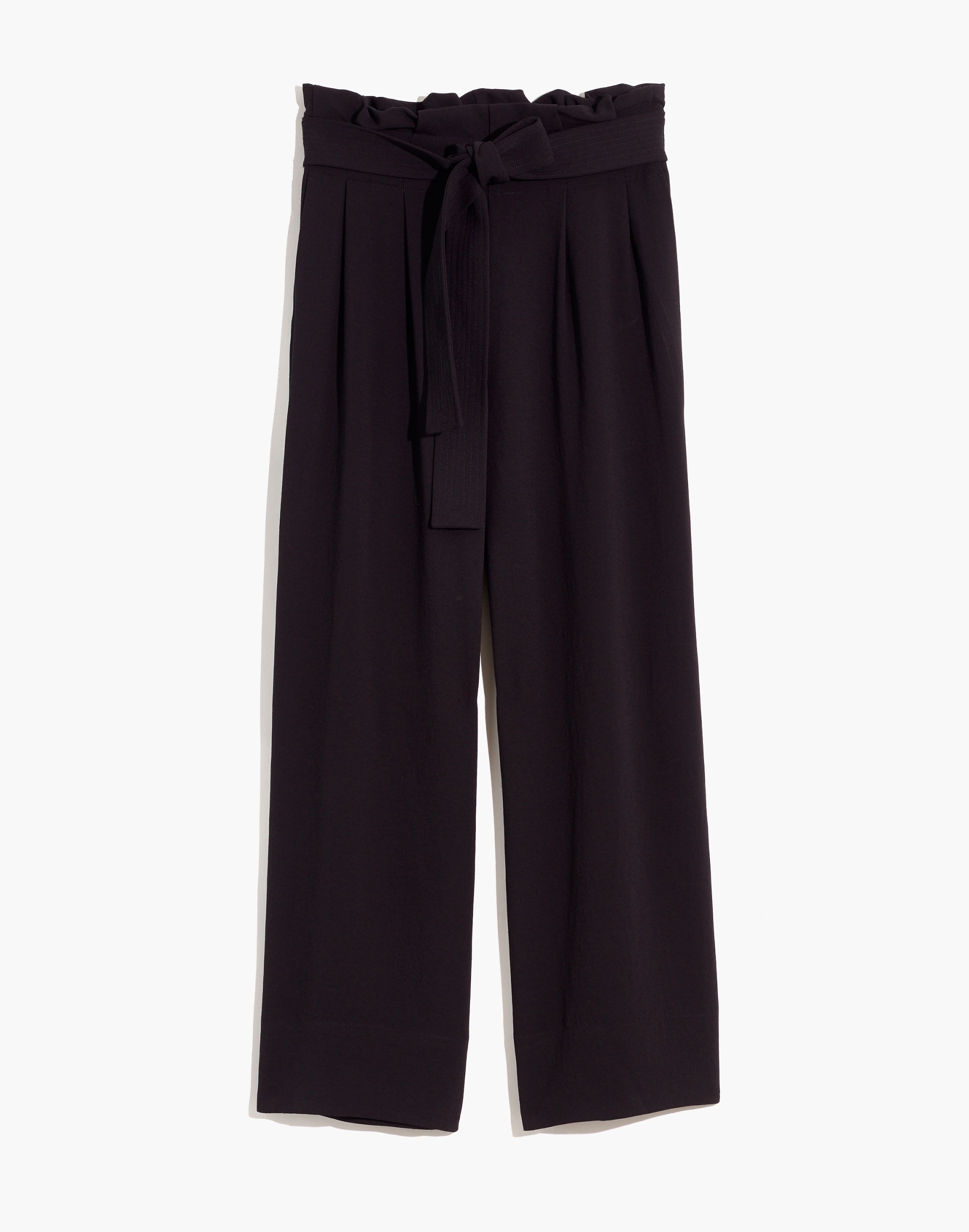 Tie-Waist Huston Pull-On Crop Pants