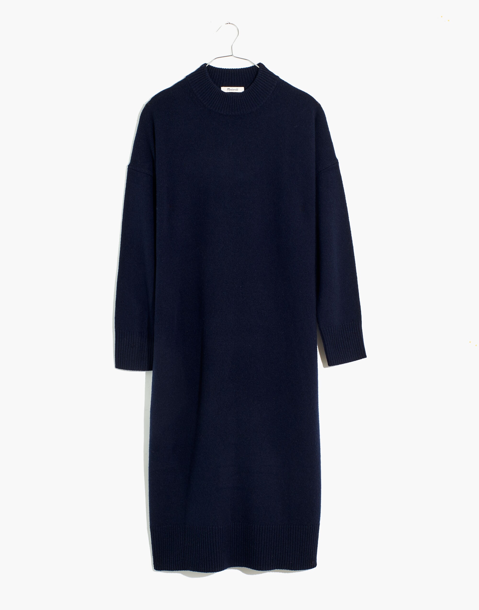 (Re)sourced Cashmere Mockneck Midi Sweater Dress in null image 4