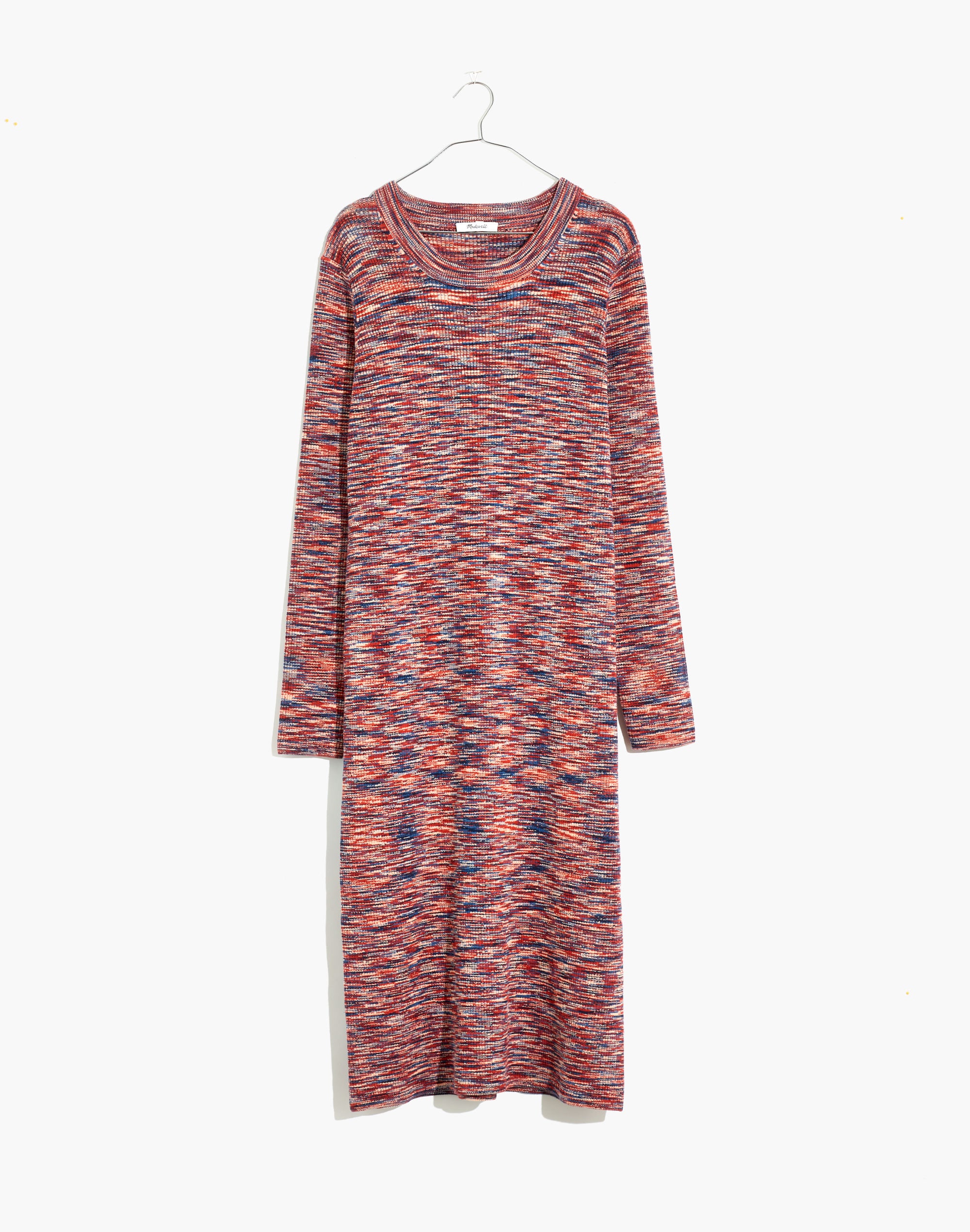 Space-Dyed Midi Sweater Dress