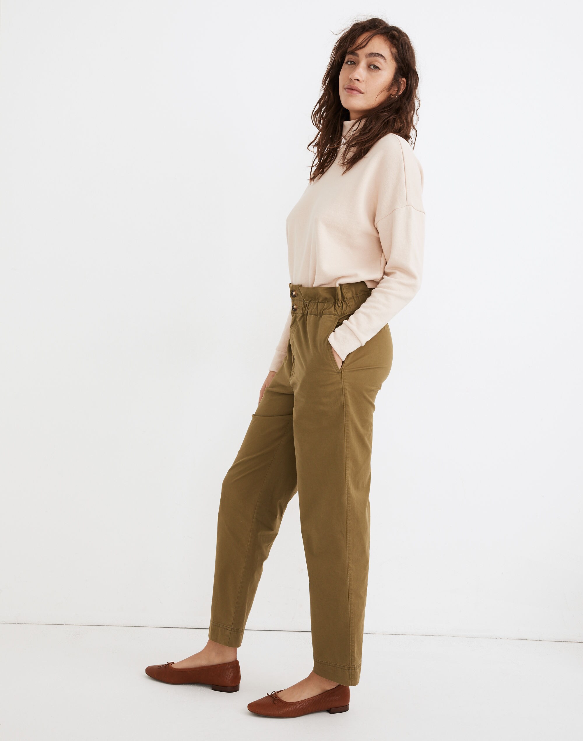 Paperbag Tapered Pants