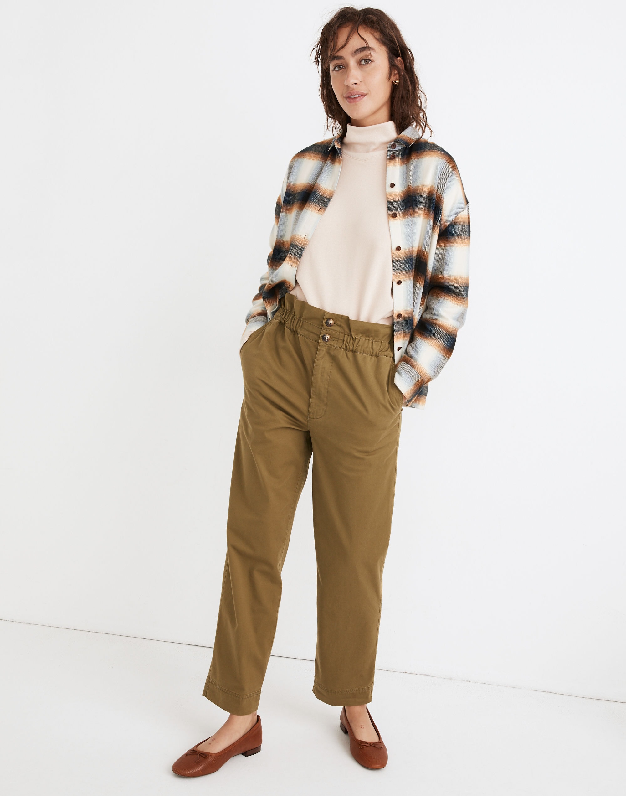 Paperbag Tapered Pants