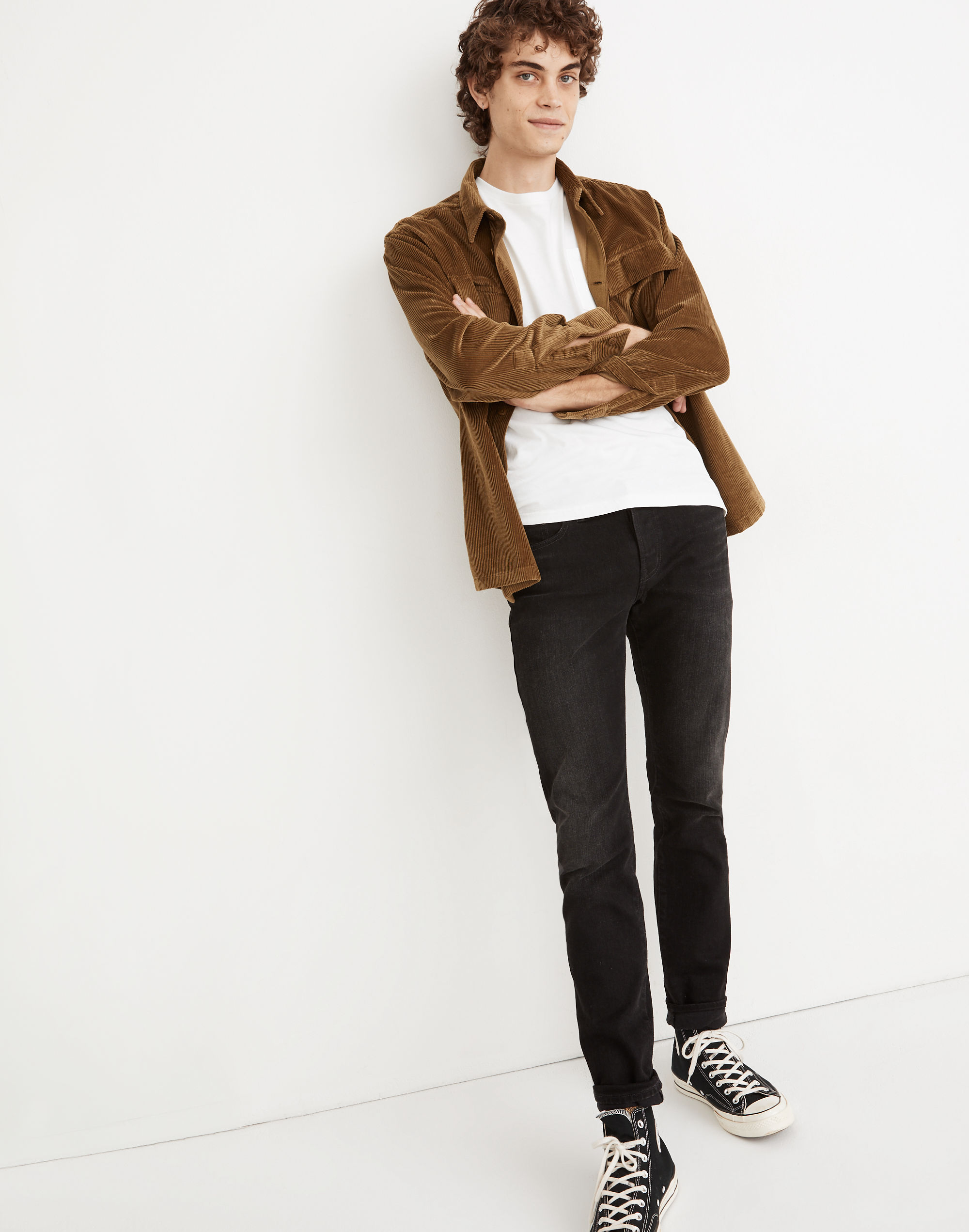 Selvedge Slim Authentic Flex Jeans in Northfleet Wash