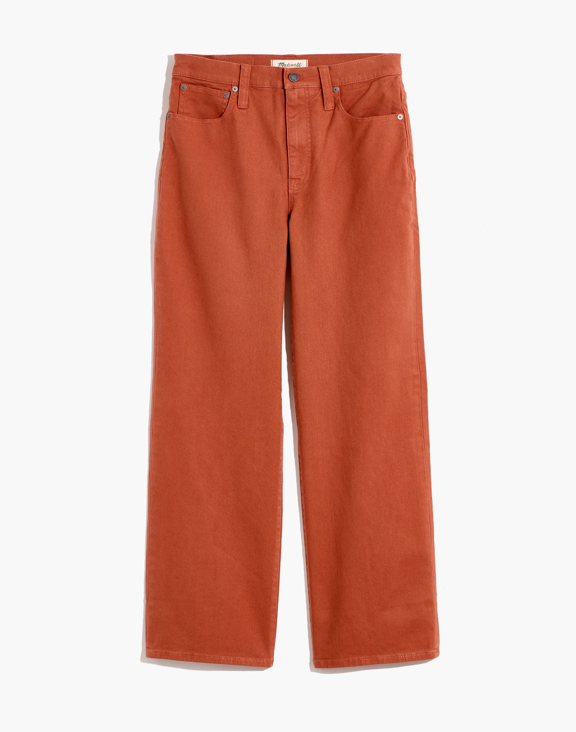 Slim Wide-Leg Full-Length Pants: Garment-Dyed Edition