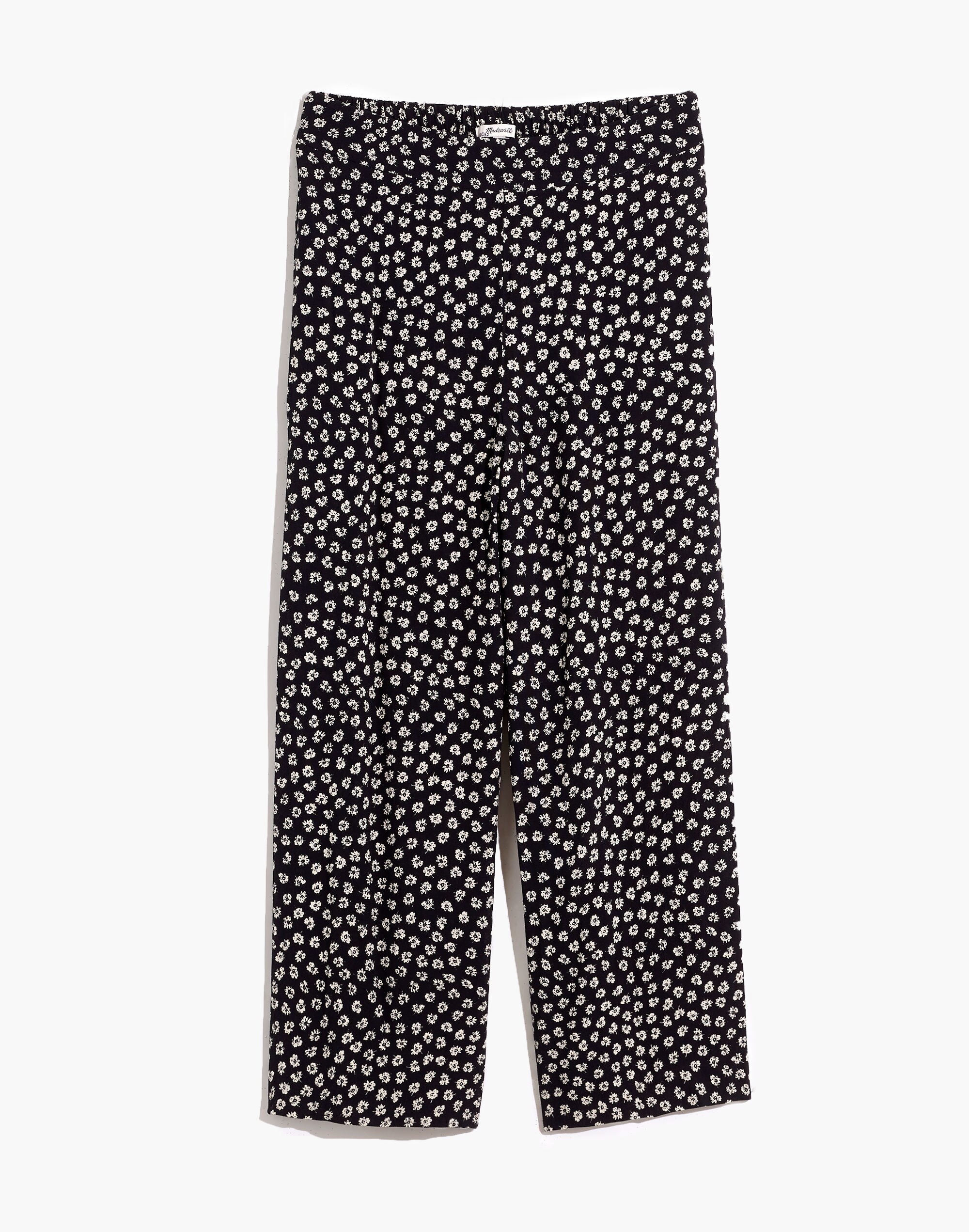 Huston Pull-On Crop Pants in Woodcut Flowers