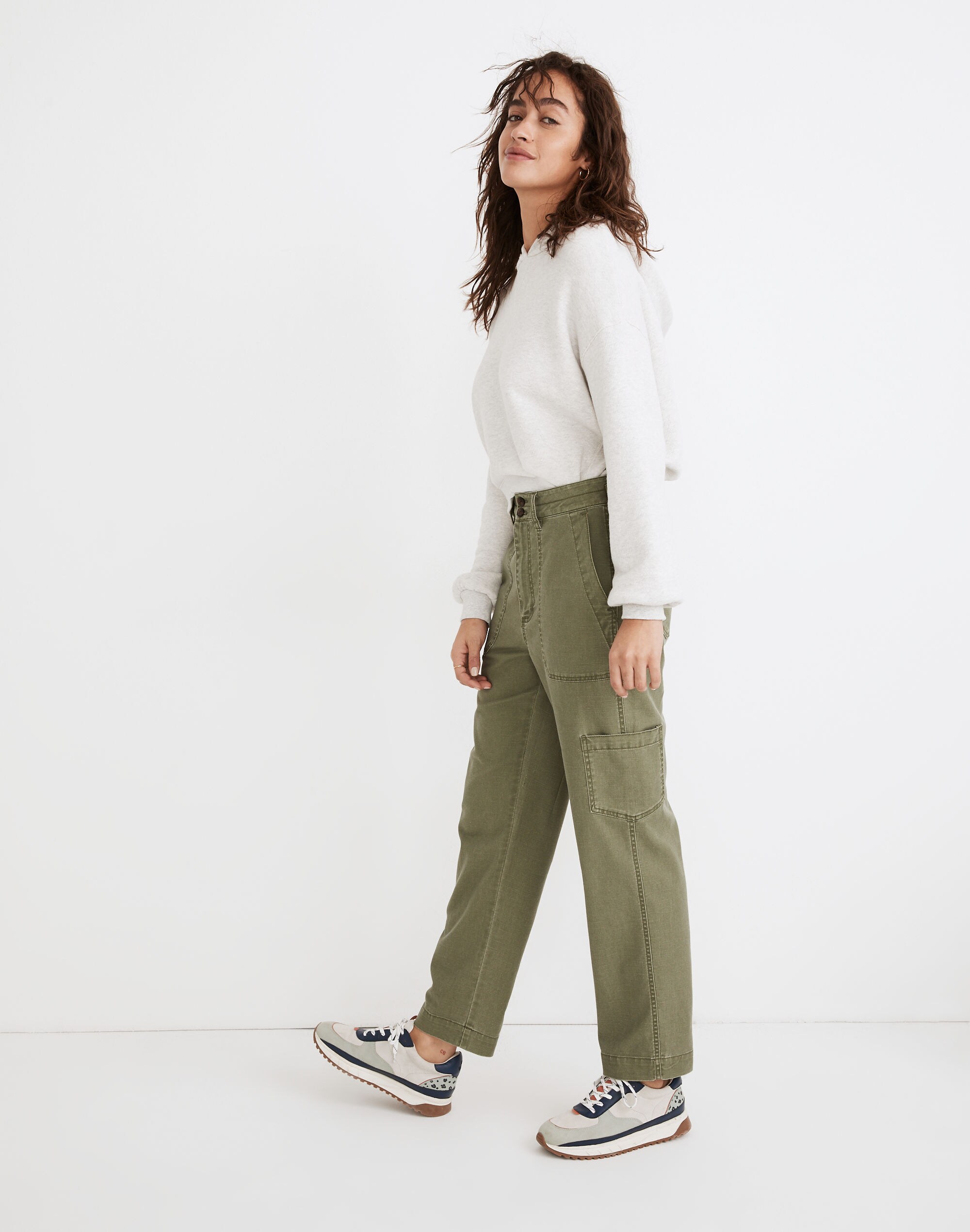 Military Straight Pants