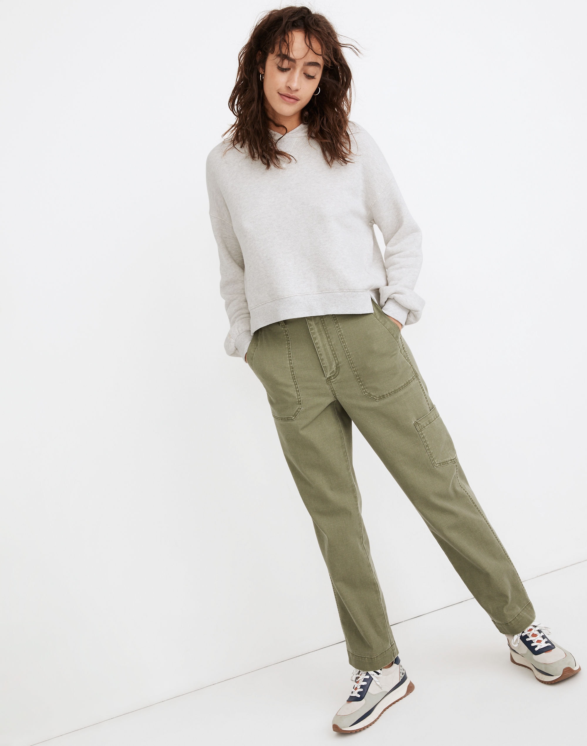 Military Straight Pants