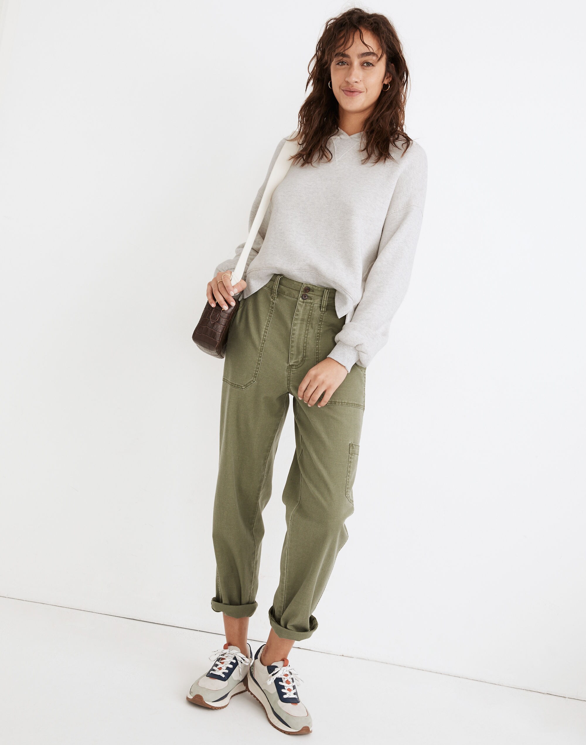 military straight pants