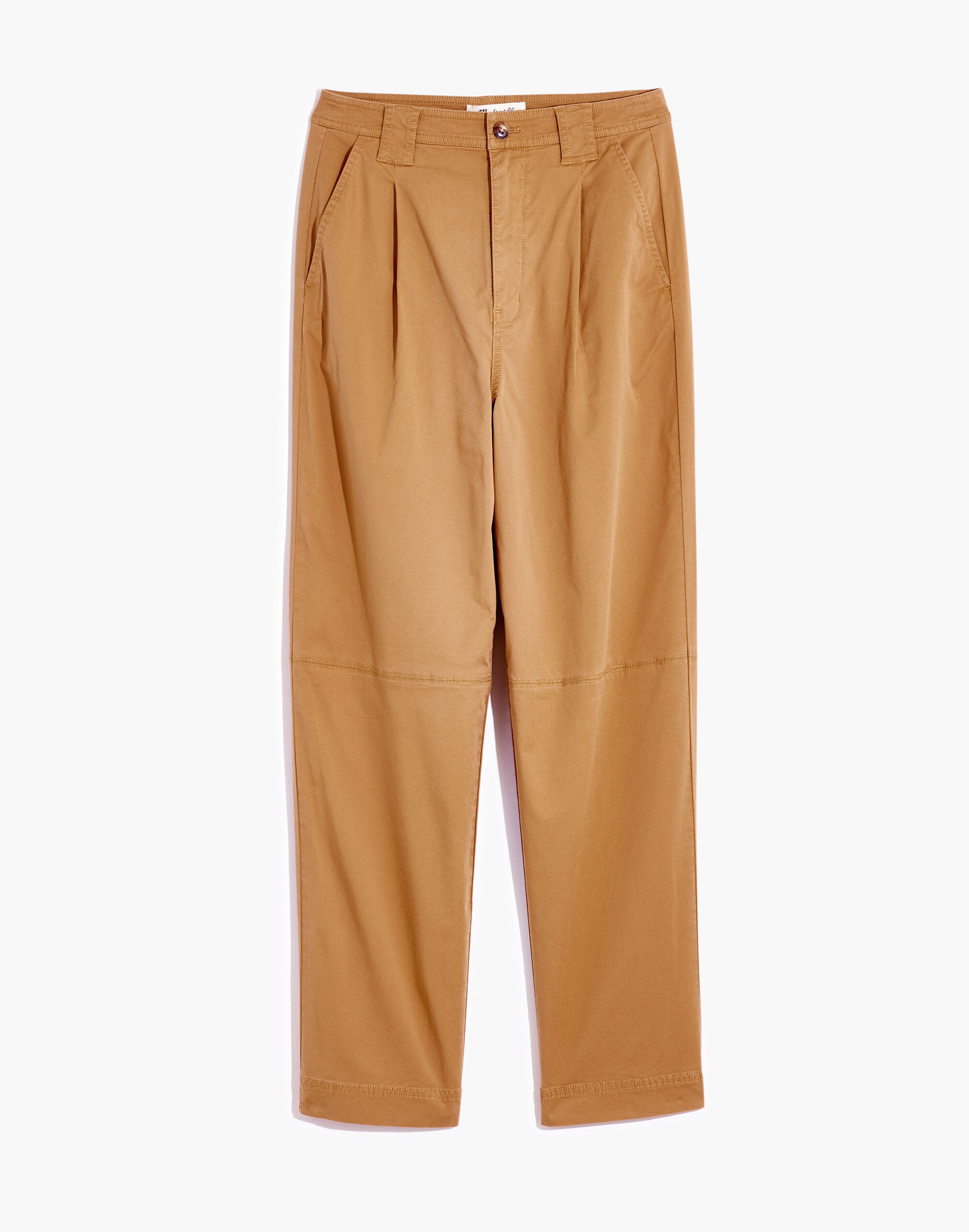 Pleated Slouchy Chino Pants