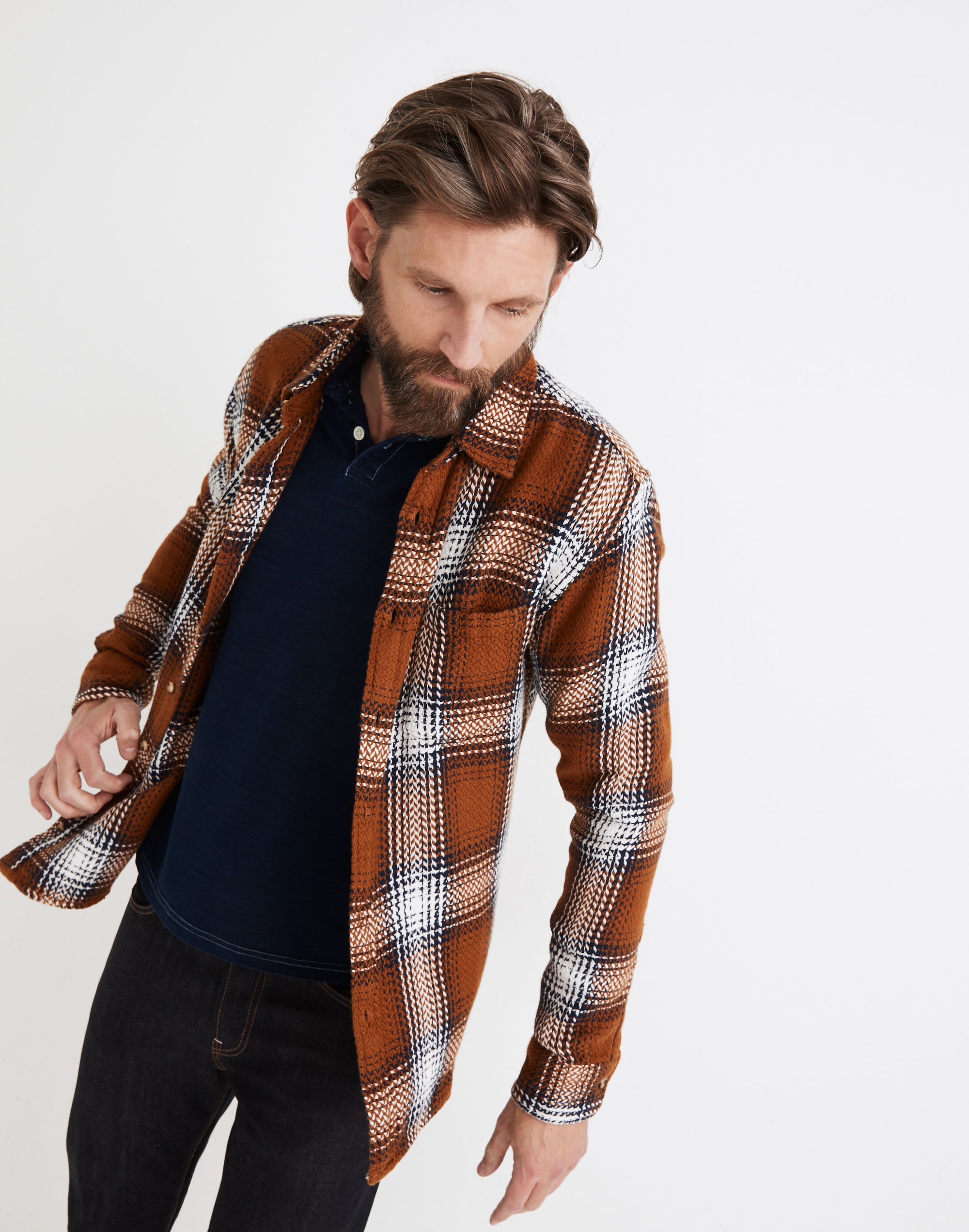 Corridor Acid Plaid Long-Sleeve Shirt
