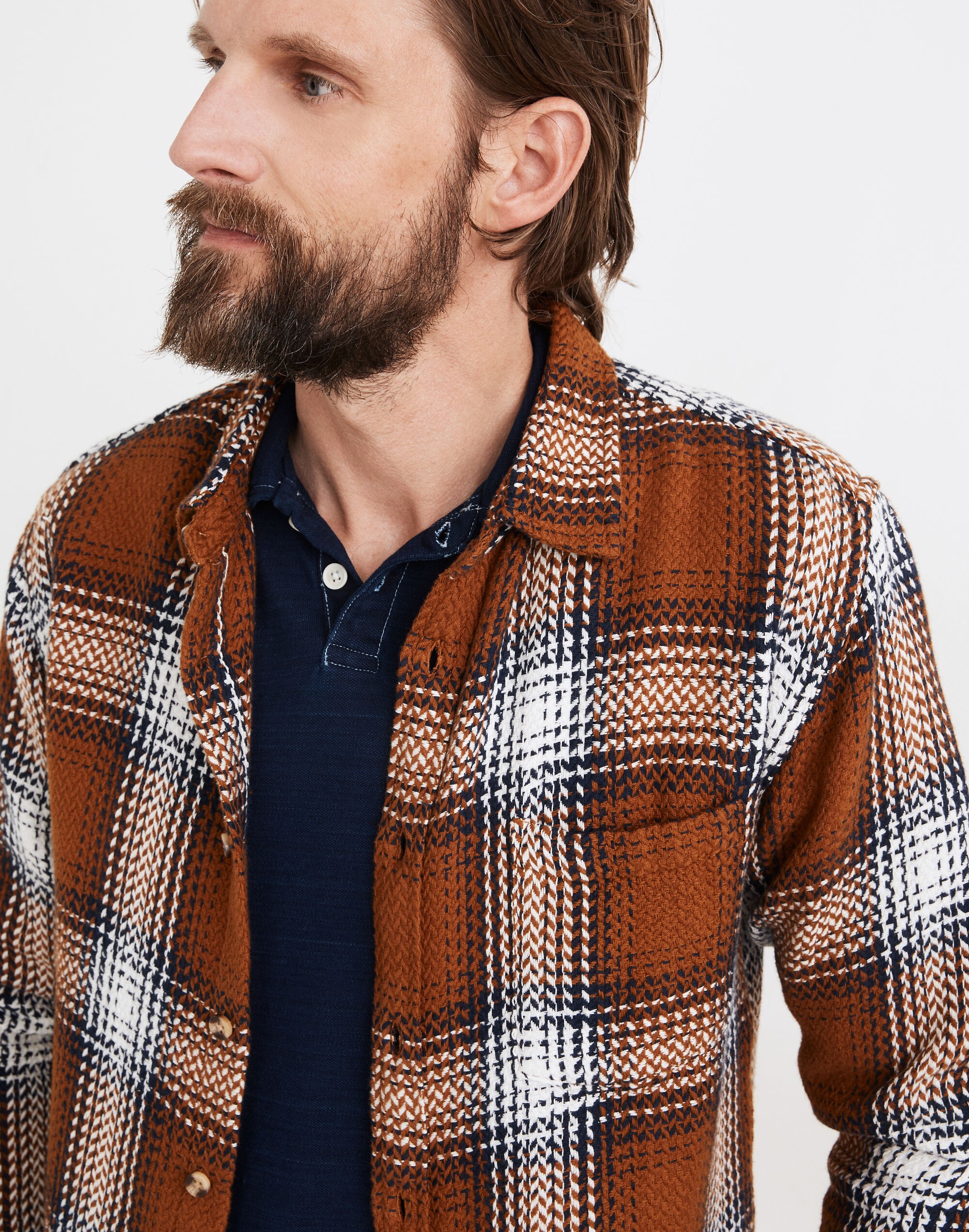Corridor Acid Plaid Long-Sleeve Shirt