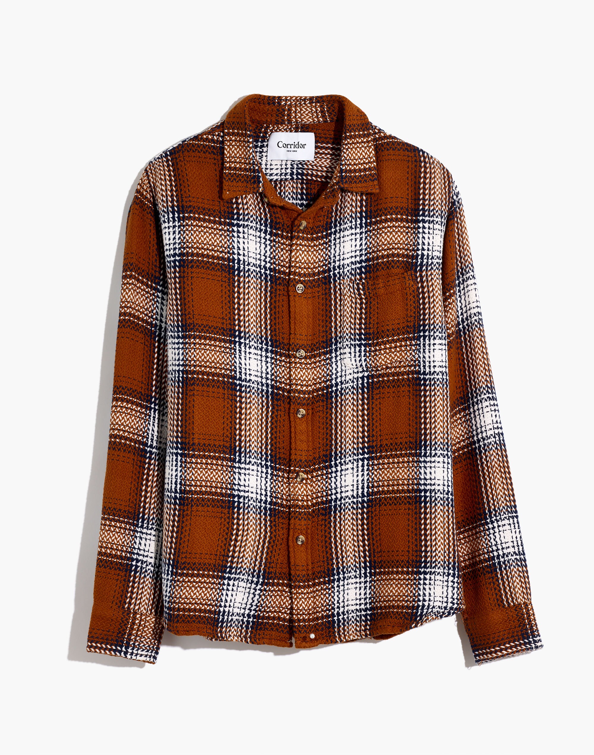 Corridor Acid Plaid Long-Sleeve Shirt
