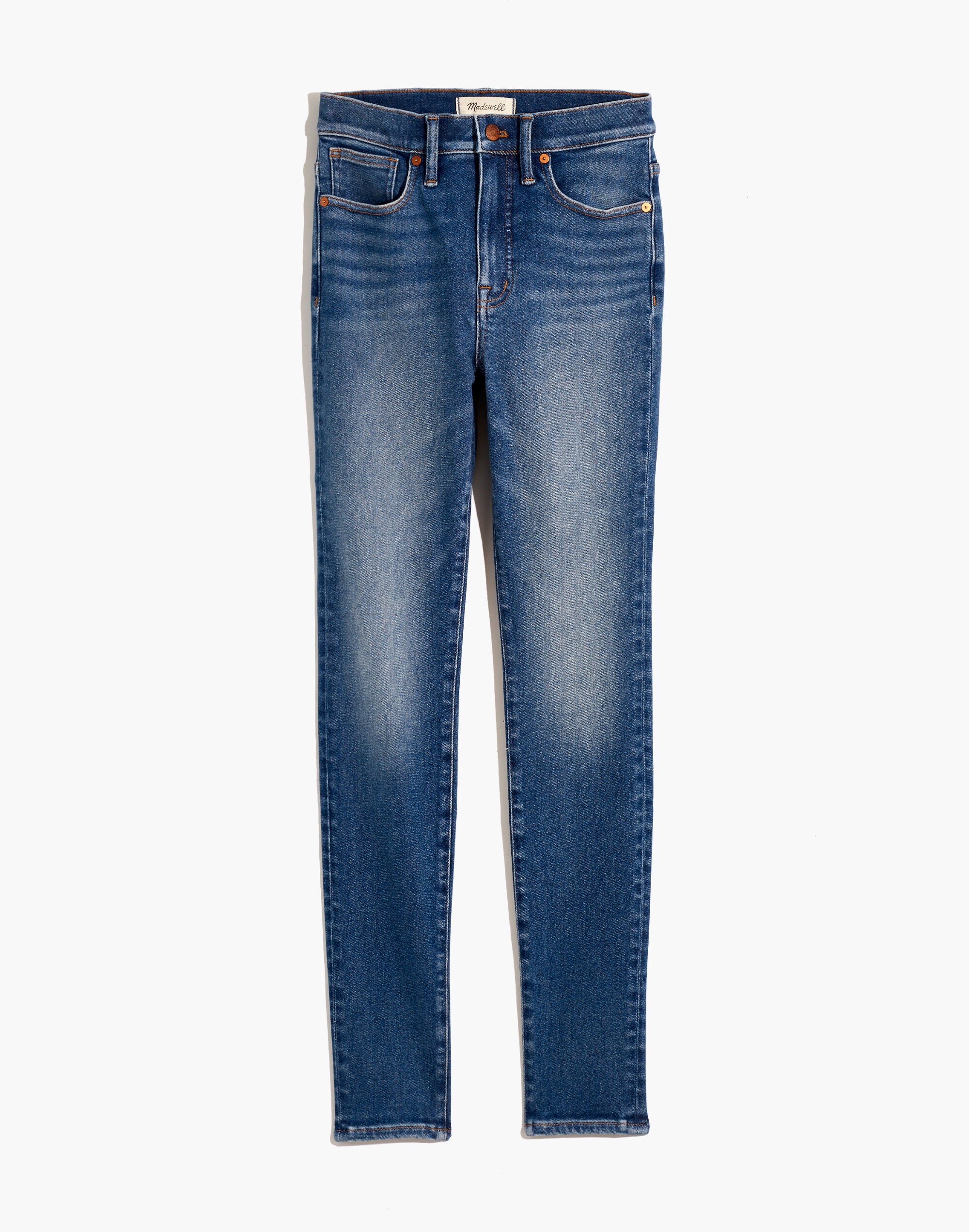 9" Mid-Rise Skinny Jeans in Fairside Wash