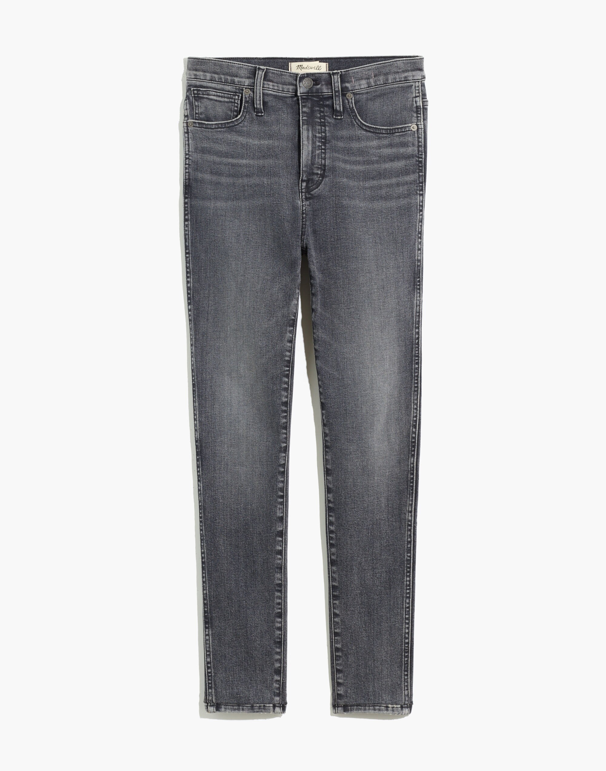 10" High-Rise Skinny Jeans in Oakwood Wash