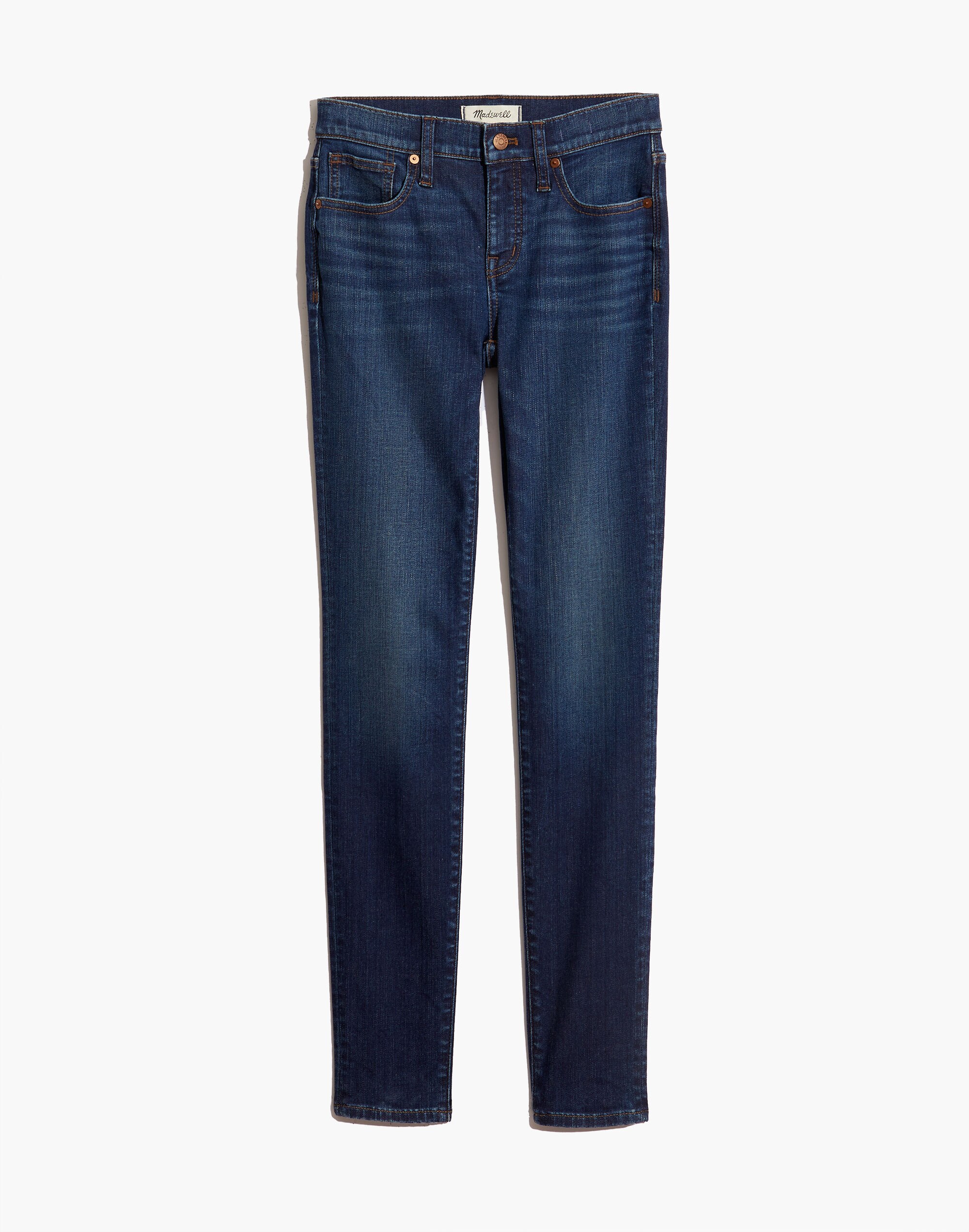 8" Skinny Jeans in Greendale Wash
