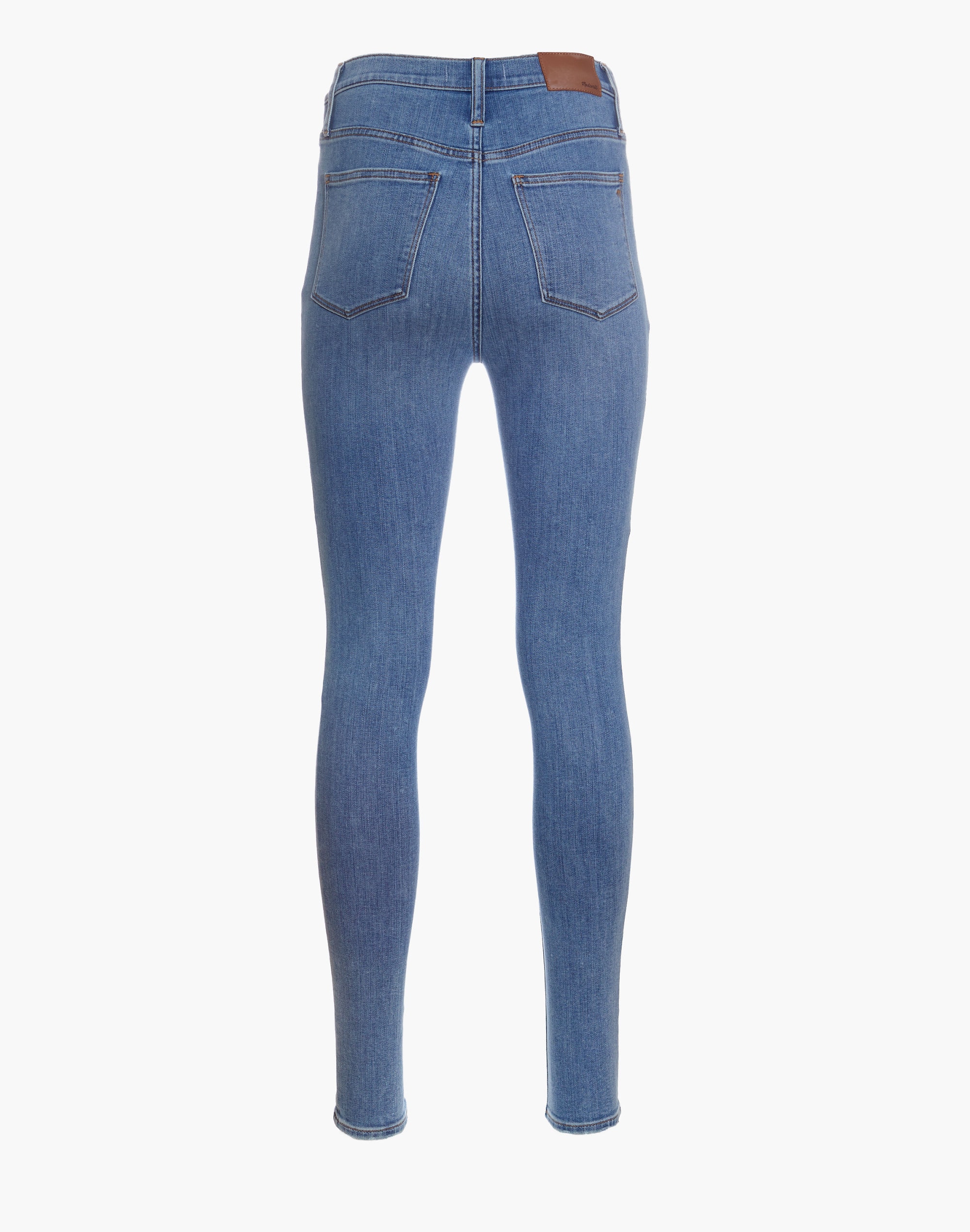 Petite 11" High-Rise Roadtripper Jeggings in Keele Wash: Knee-Rip Edition
