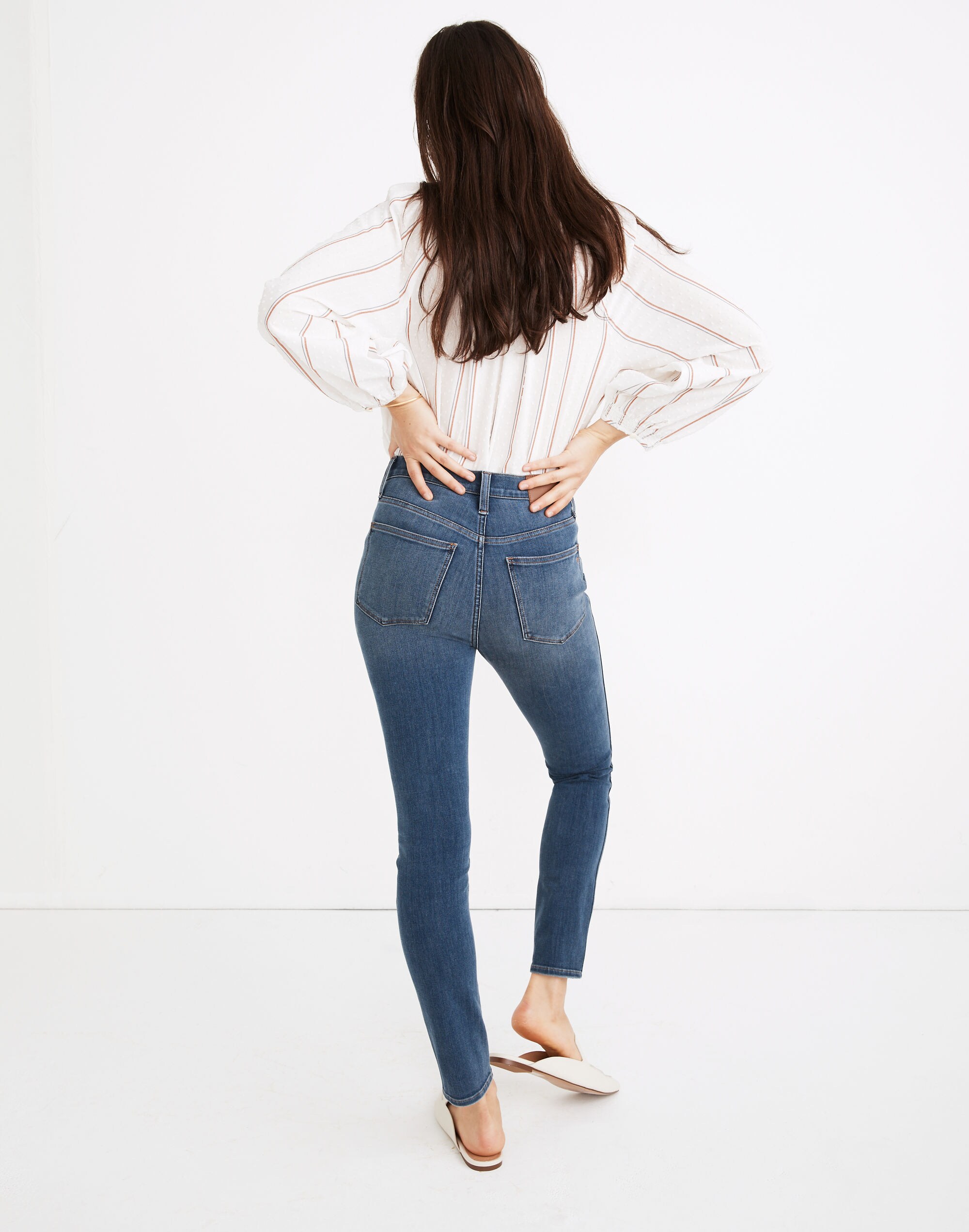 10" High-Rise Roadtripper Jeggings in Ellerby Wash: Zip Pocket Edition