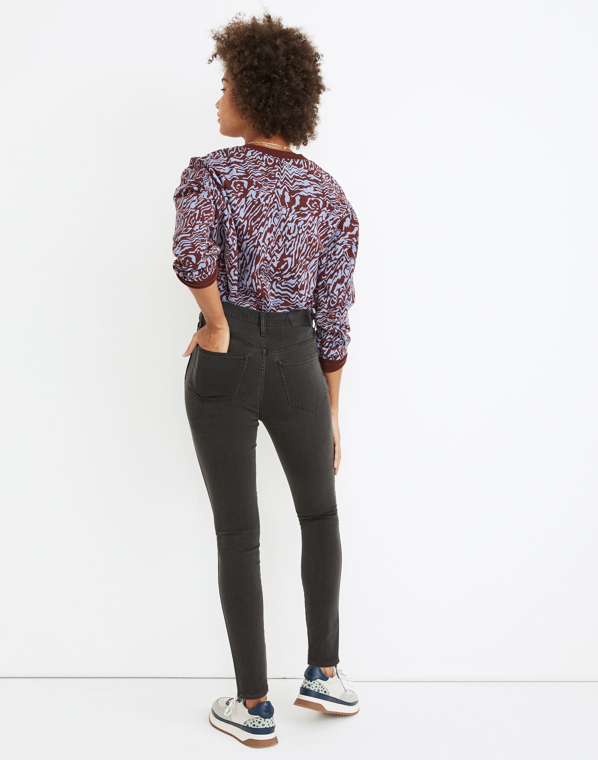 10" High-Rise Roadtripper Jeans in Warren Wash: Button-Front Yoke Edition