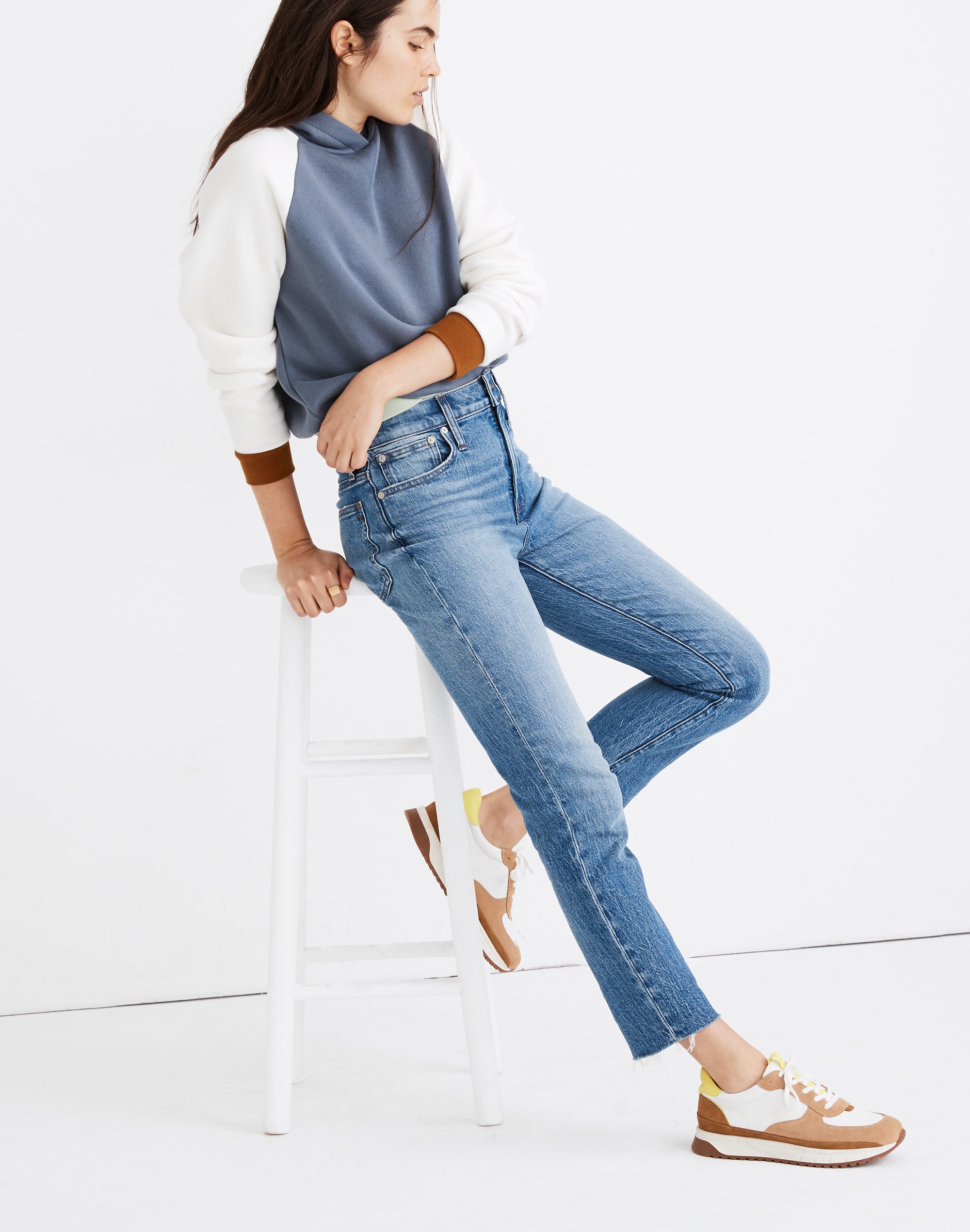 The Petite Perfect Vintage Jean in Enmore Wash: Raw-Hem Edition