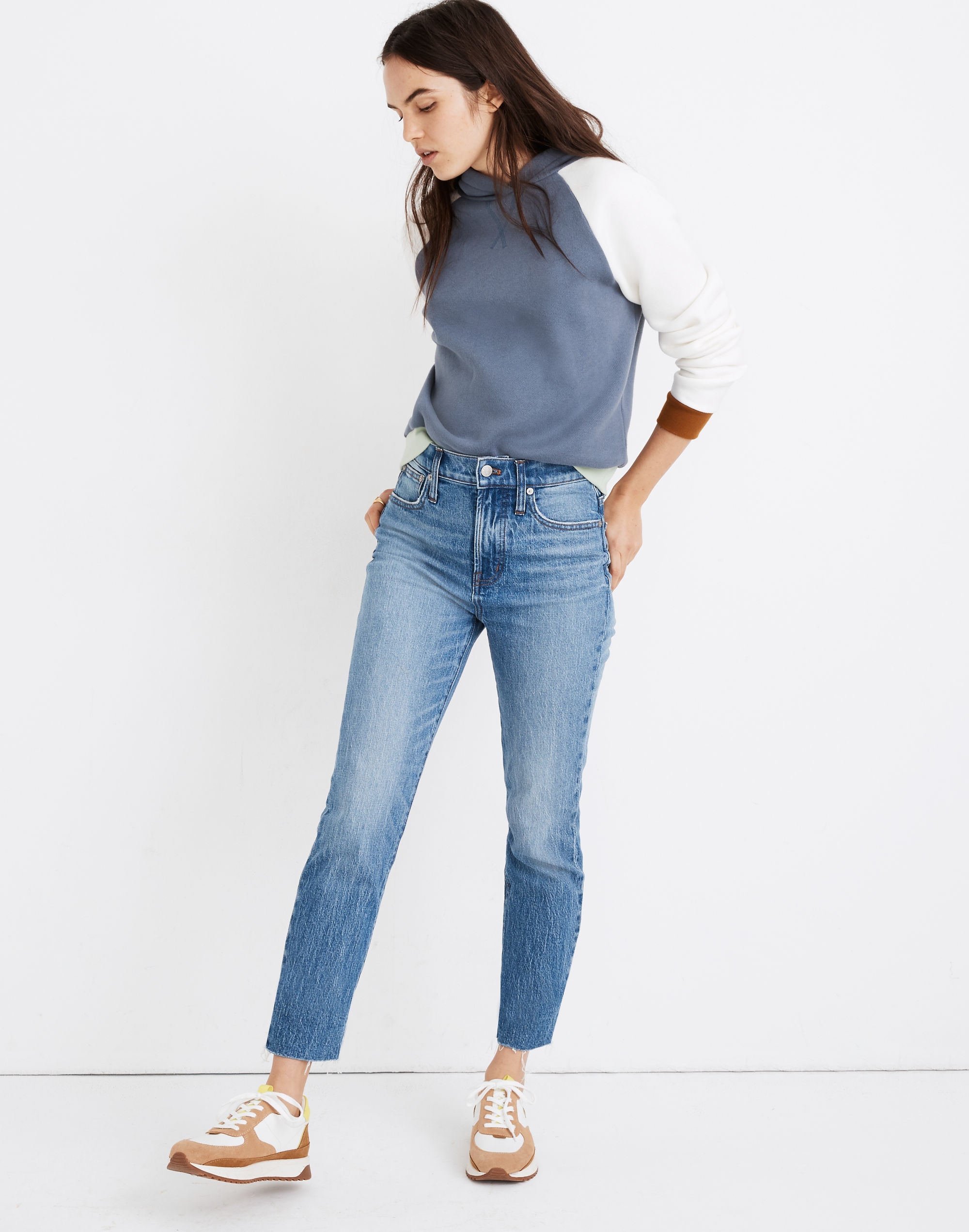The Petite Perfect Vintage Jean in Enmore Wash: Raw-Hem Edition