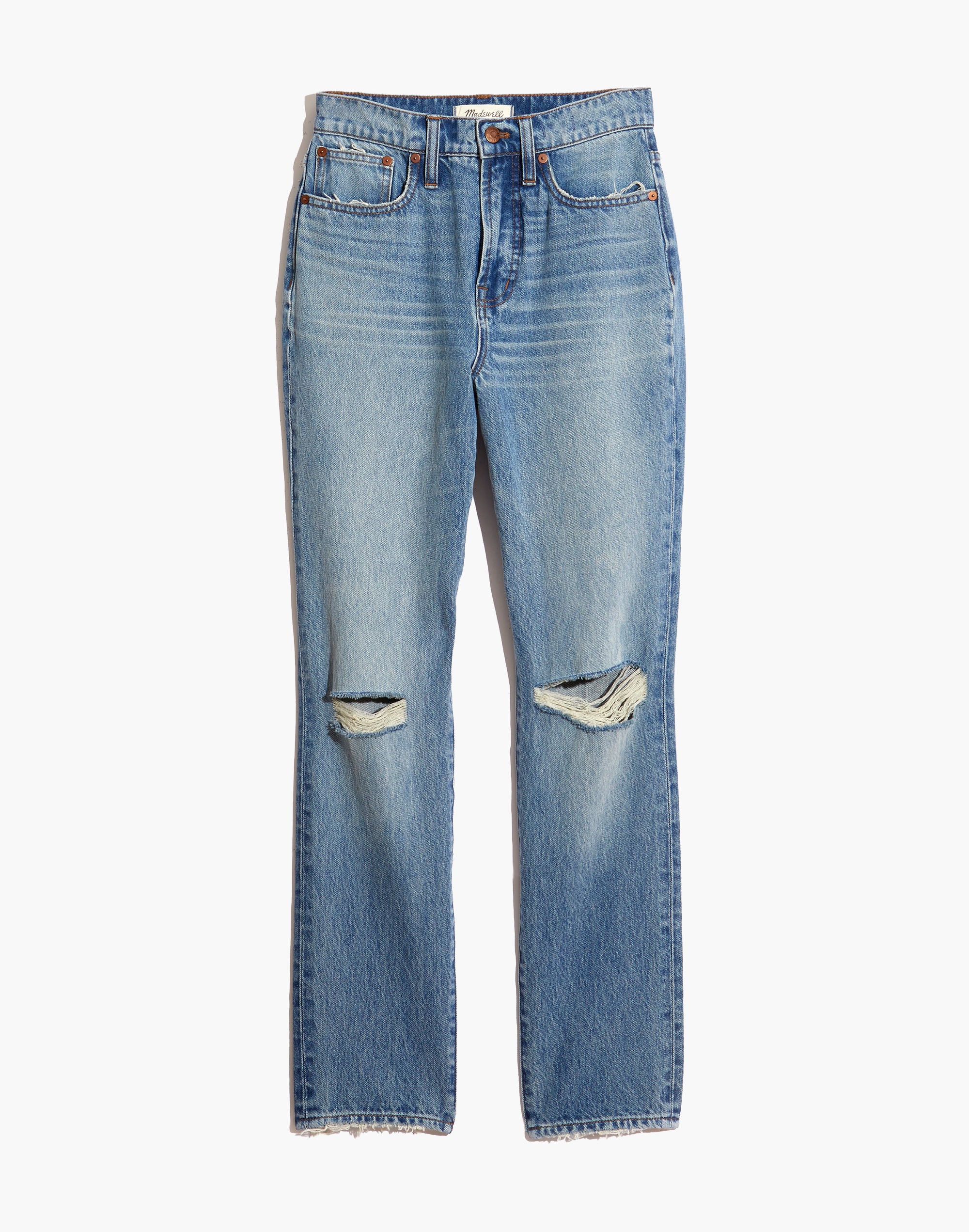 The Perfect Vintage Jean in Phillips Wash: Knee-Rips Edition