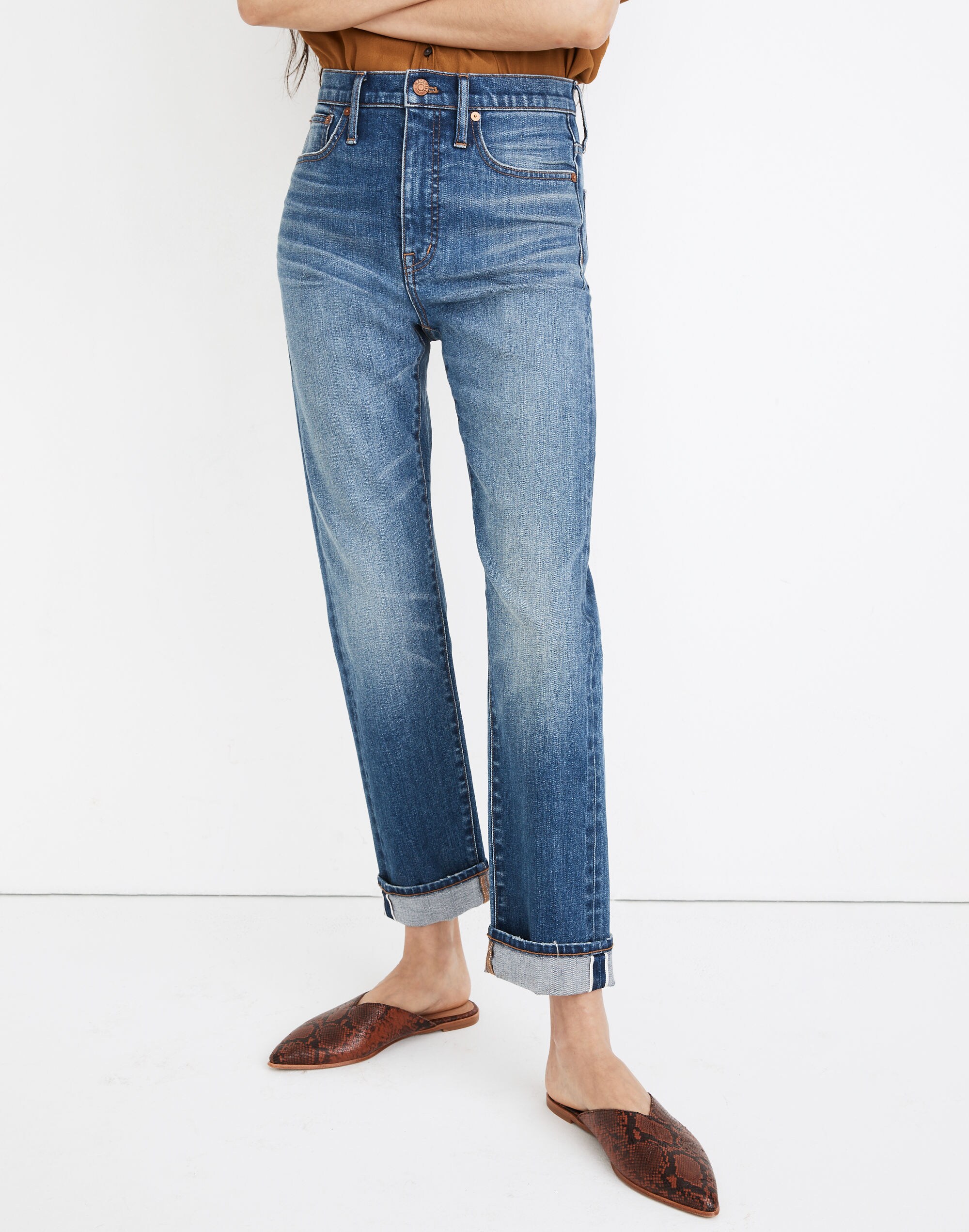 Classic Straight Jeans in Ives Wash: Selvedge Edition