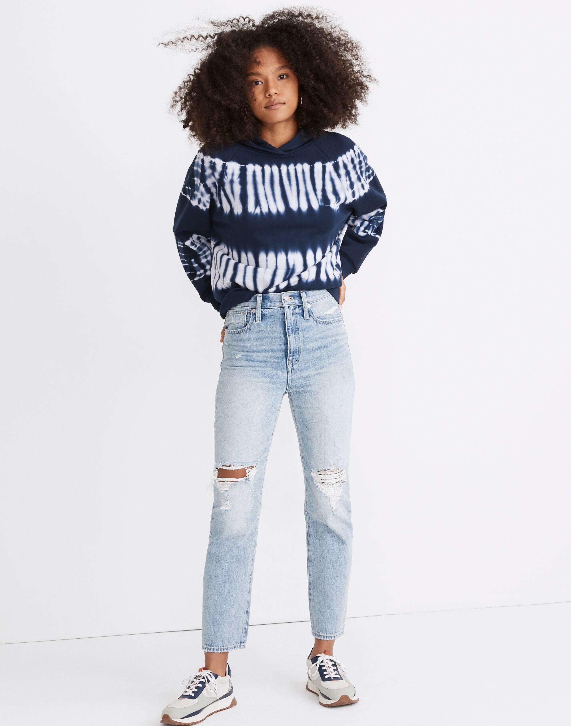 The Perfect Vintage Jean in Calabria Wash: Ripped Edition