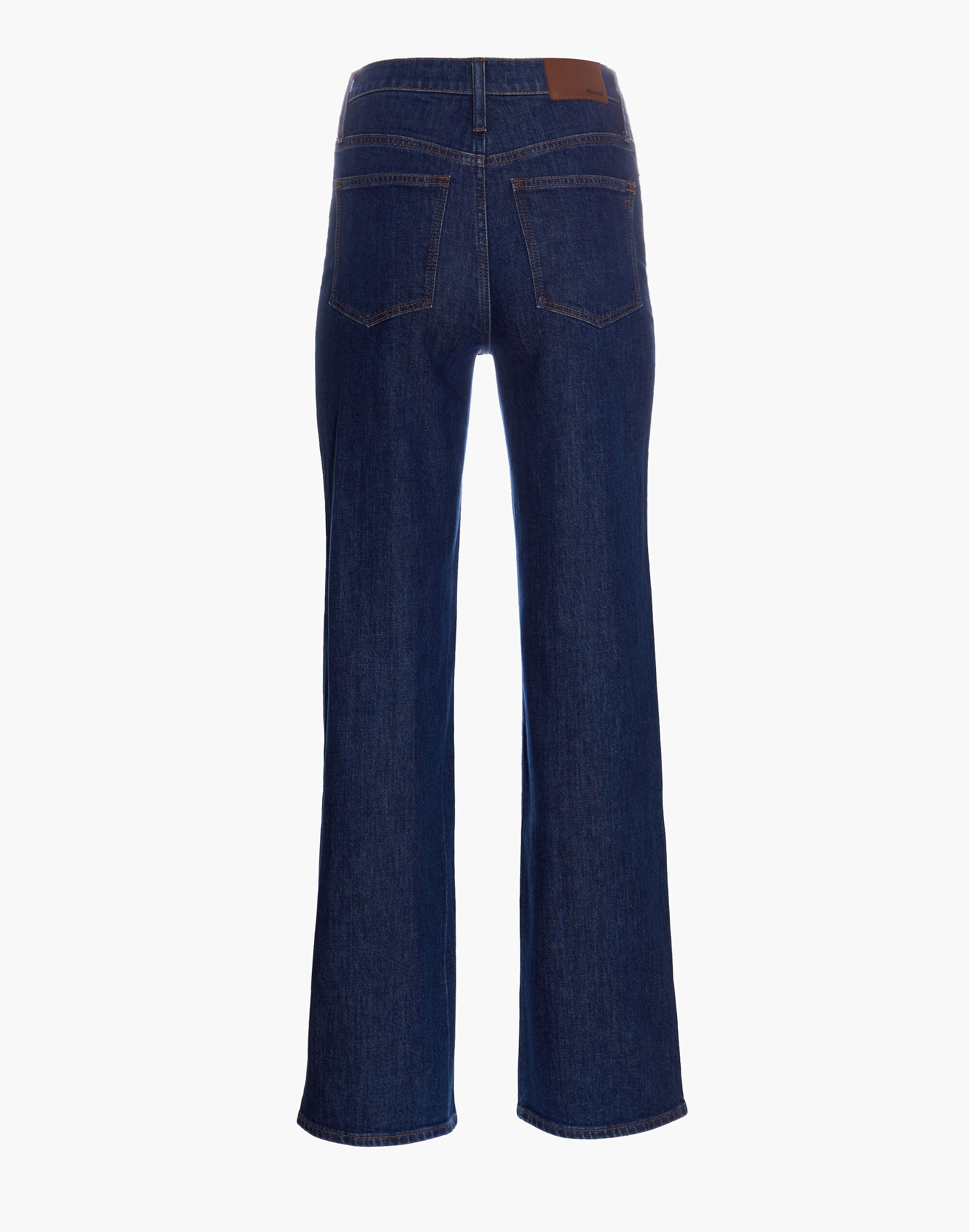 Slim Wide-Leg Full-Length Jeans in Birley Wash | Madewell 