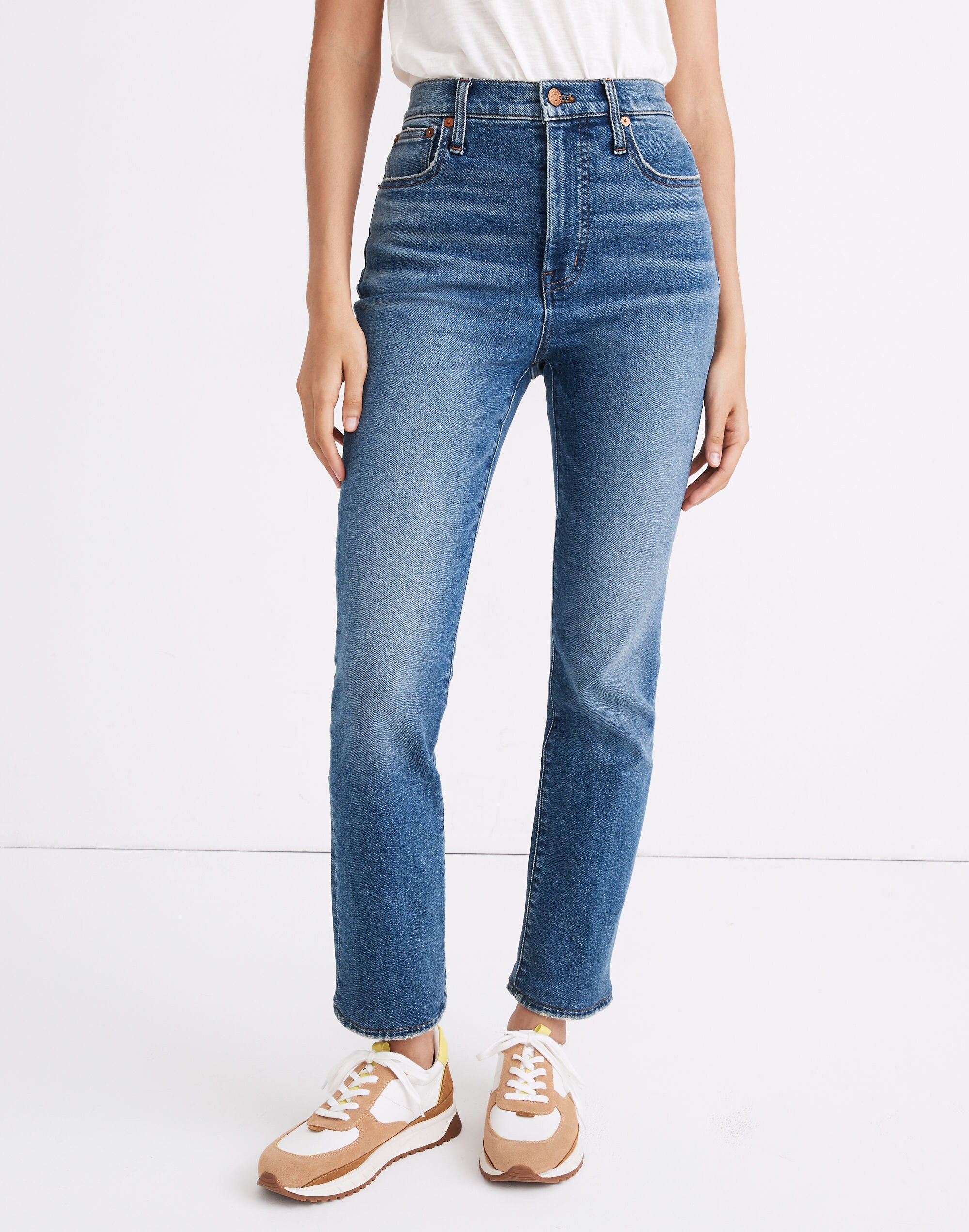 Petite Slim Demi-Boot Jeans in Northaven Wash