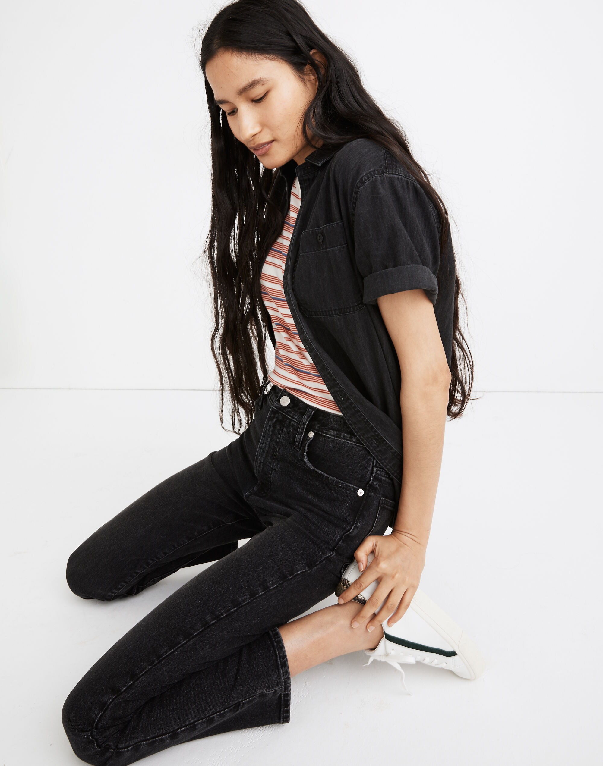 Petite Slim Demi-Boot Jeans in Barnsbury Wash