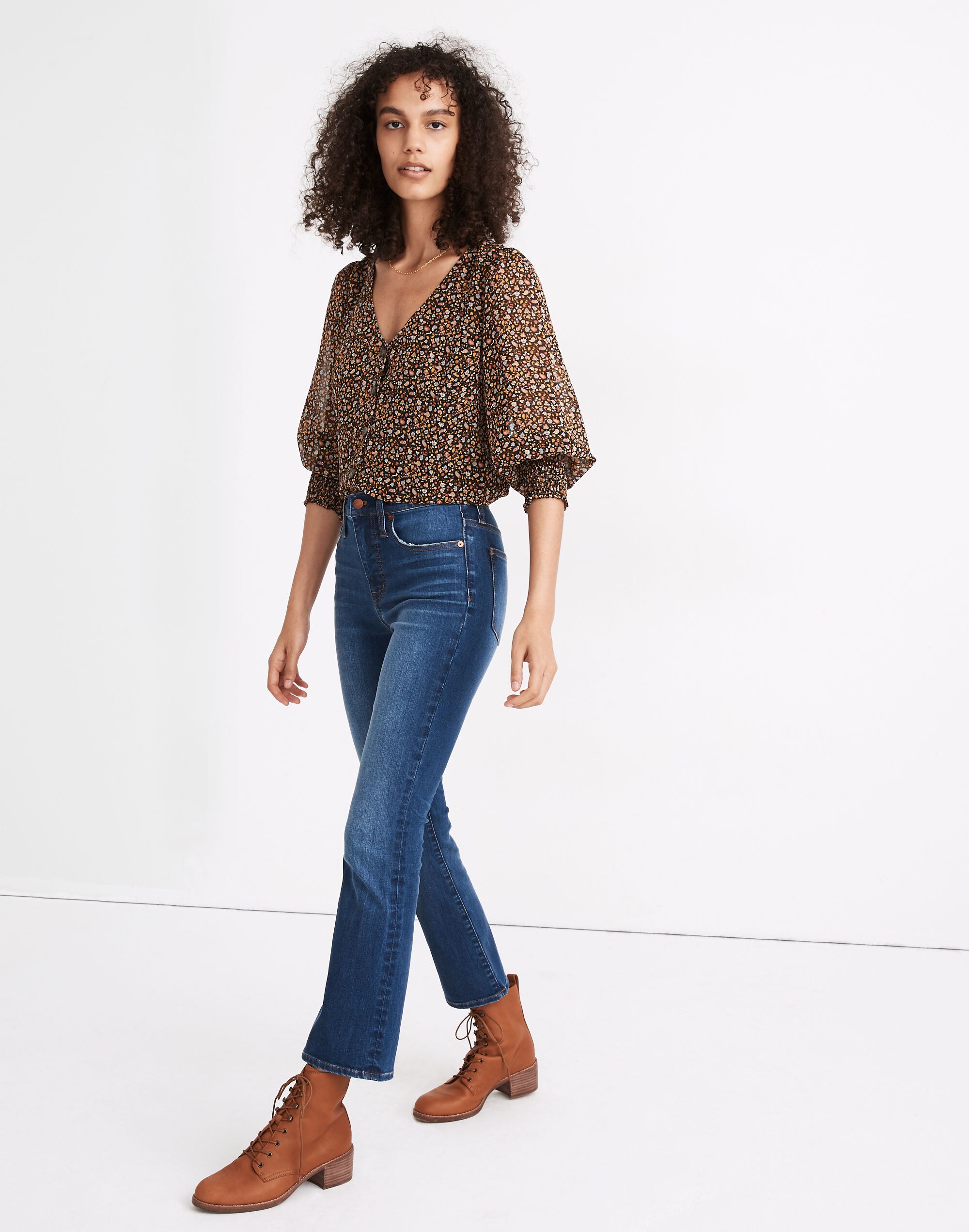 Cali Demi-Boot Jeans in Lockwood Wash