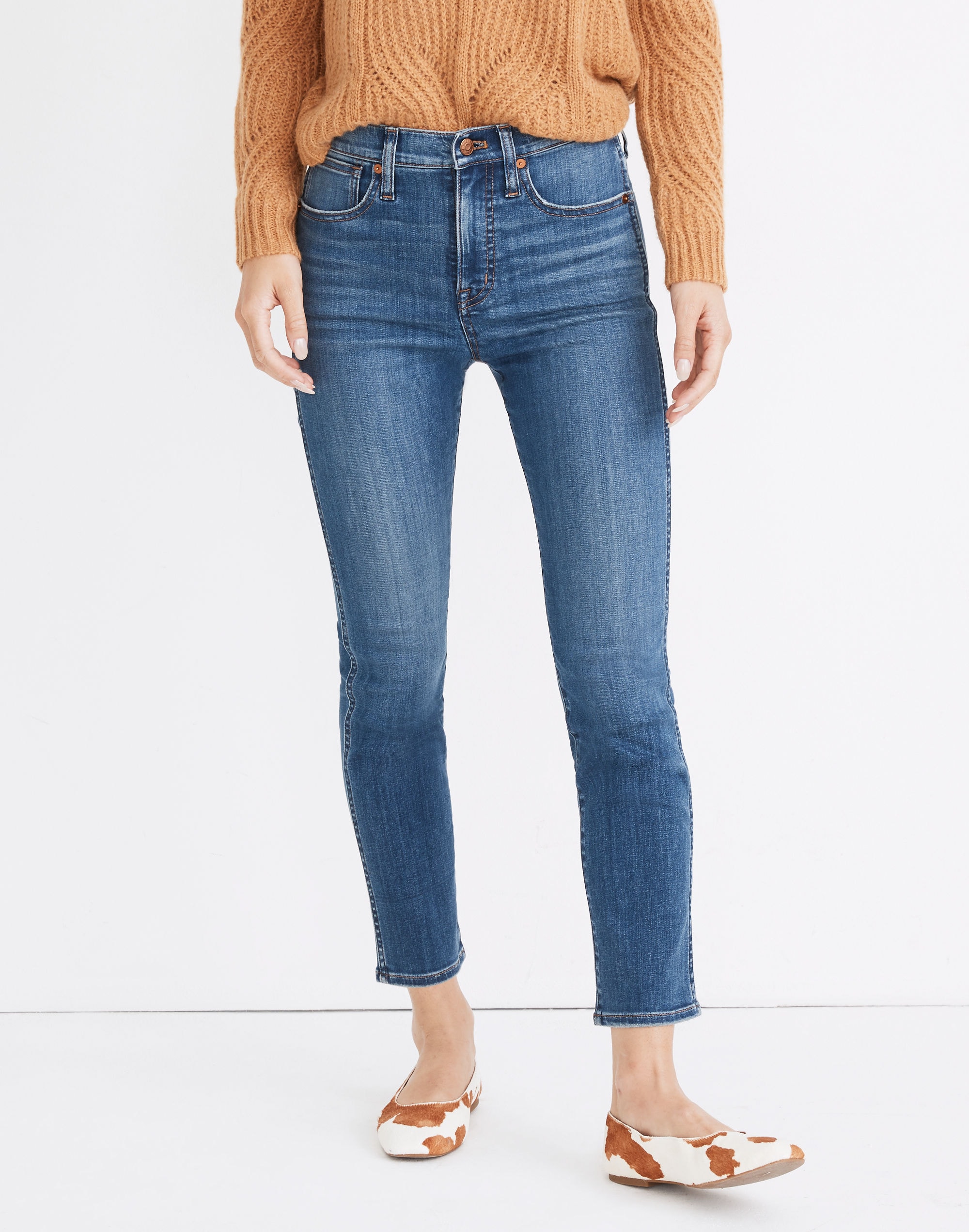 Tall Stovepipe Jeans in Leman Wash: TENCEL&trade; Denim Edition