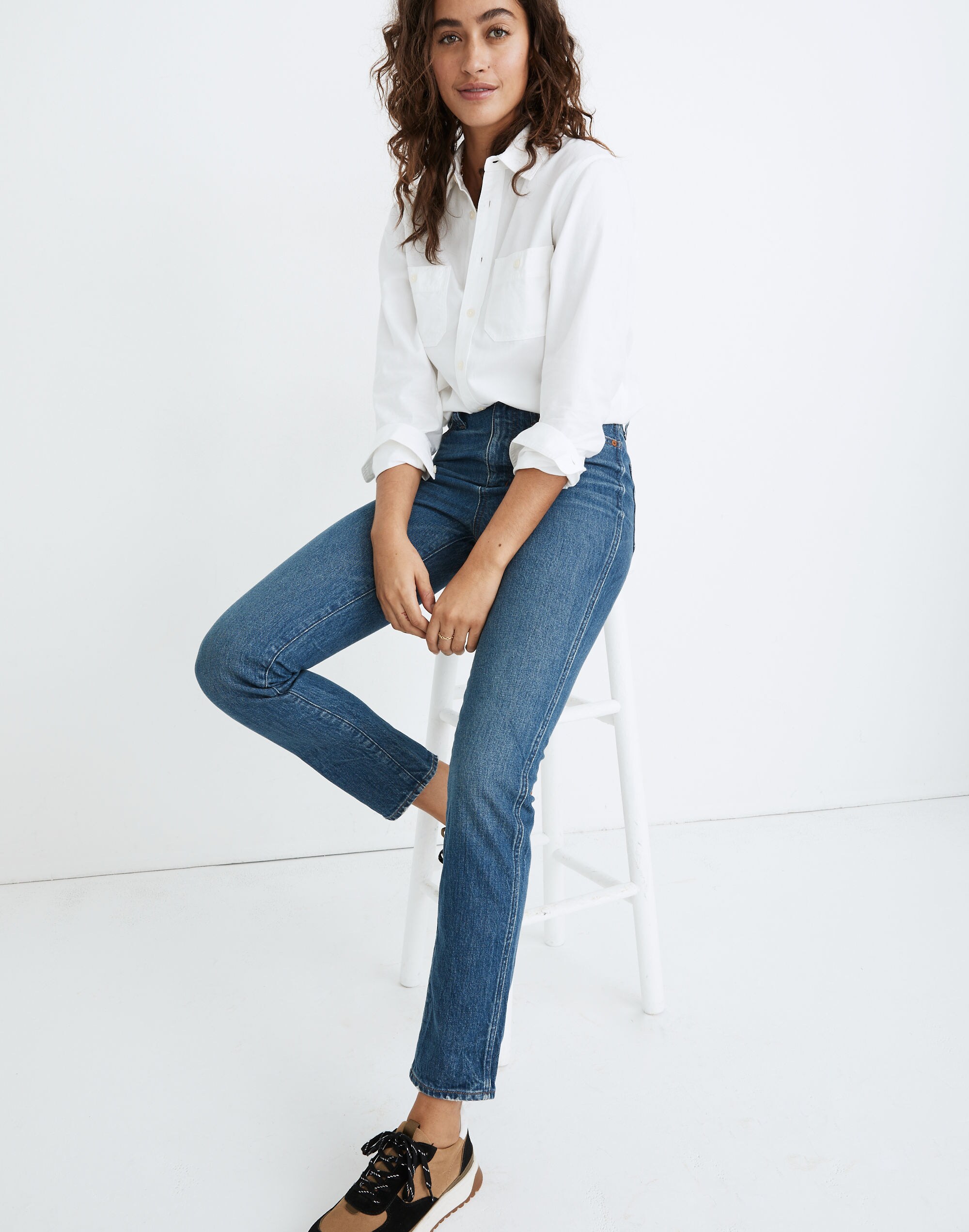 Stovepipe Jeans in Kline Wash