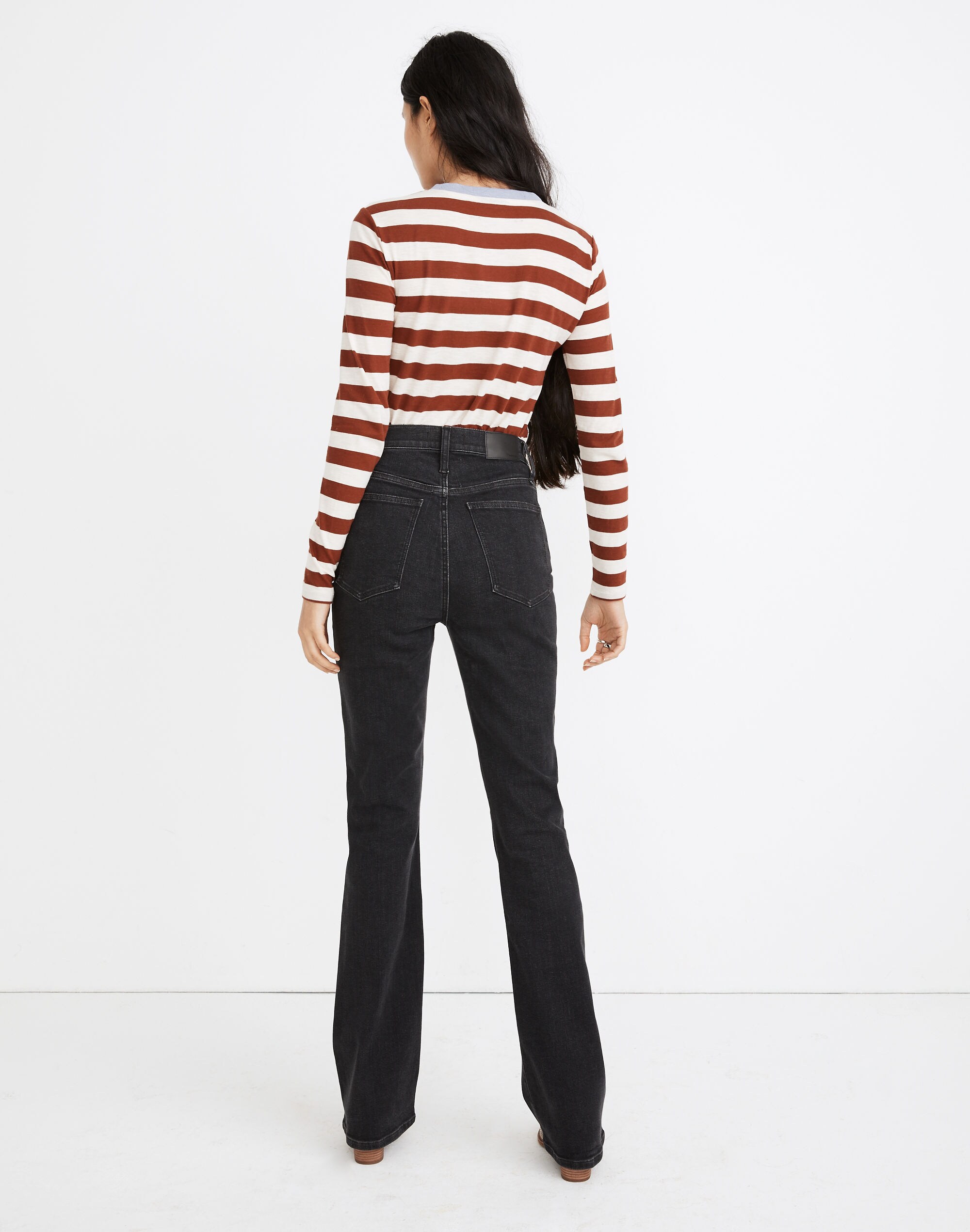 Skinny Flare Jeans in Belway Wash