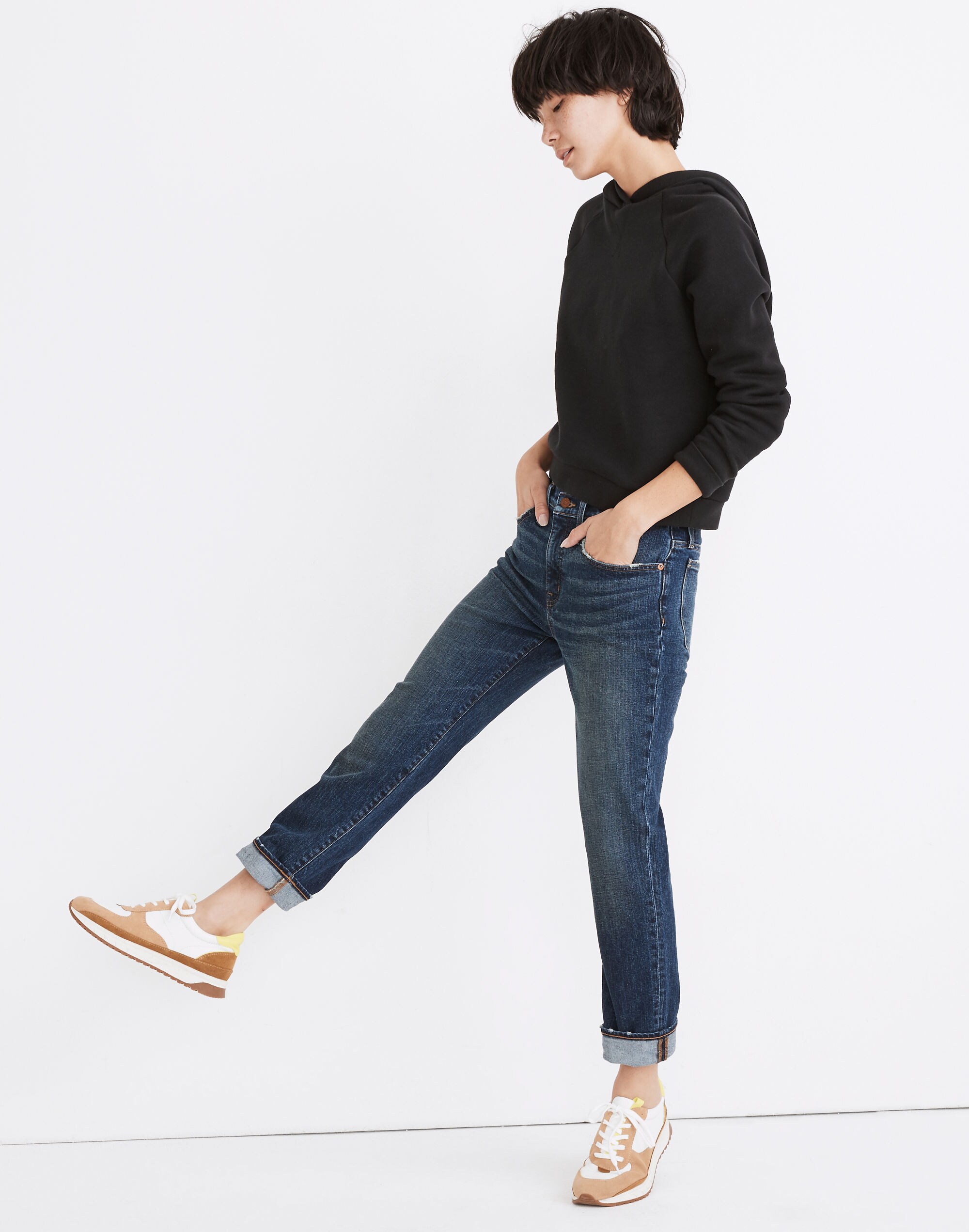 Tomboy Straight Jeans in Chaseley Wash