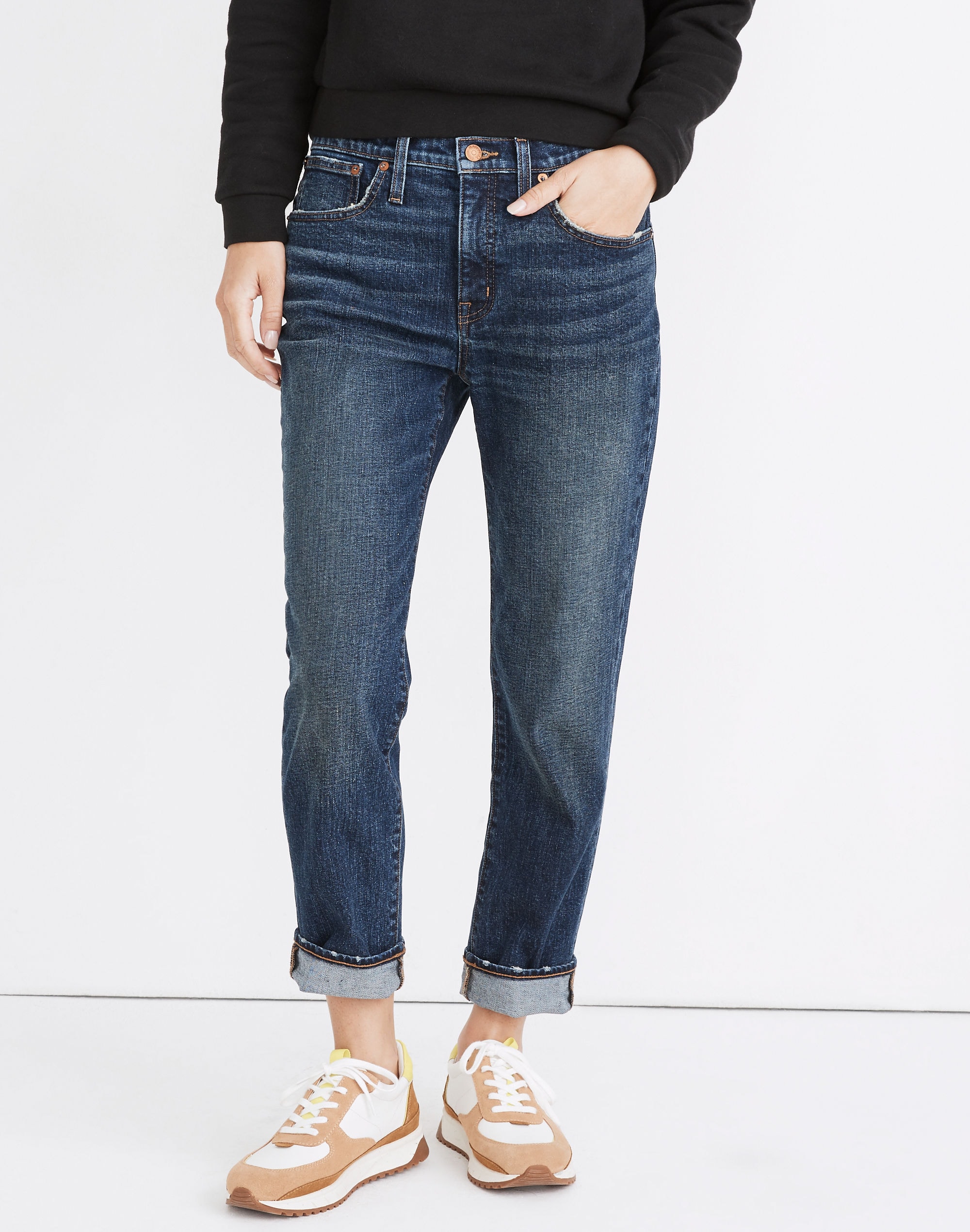 Tomboy Straight Jeans in Chaseley Wash