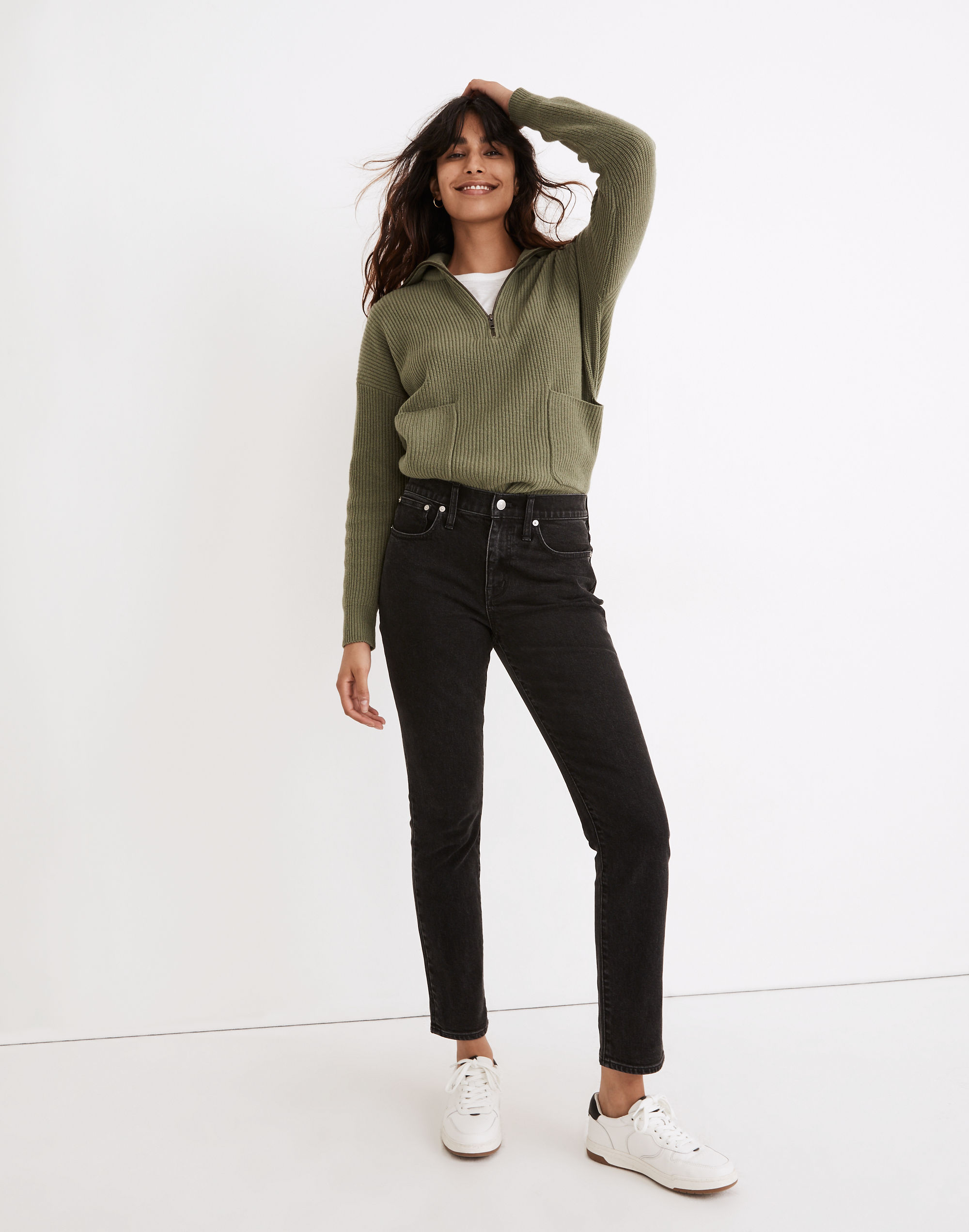 Tomboy Straight Jeans in Lunar Wash